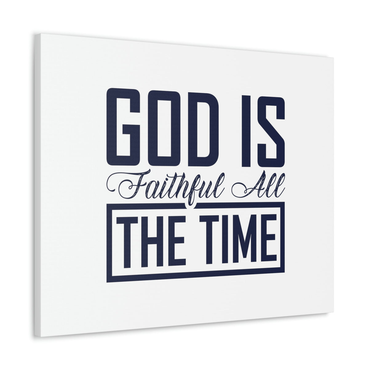 Scripture Walls God Is Faithful 1 Corinthians 1:9 Rectangle Christian Wall Art Bible Verse Print Ready to Hang Unframed-Express Your Love Gifts