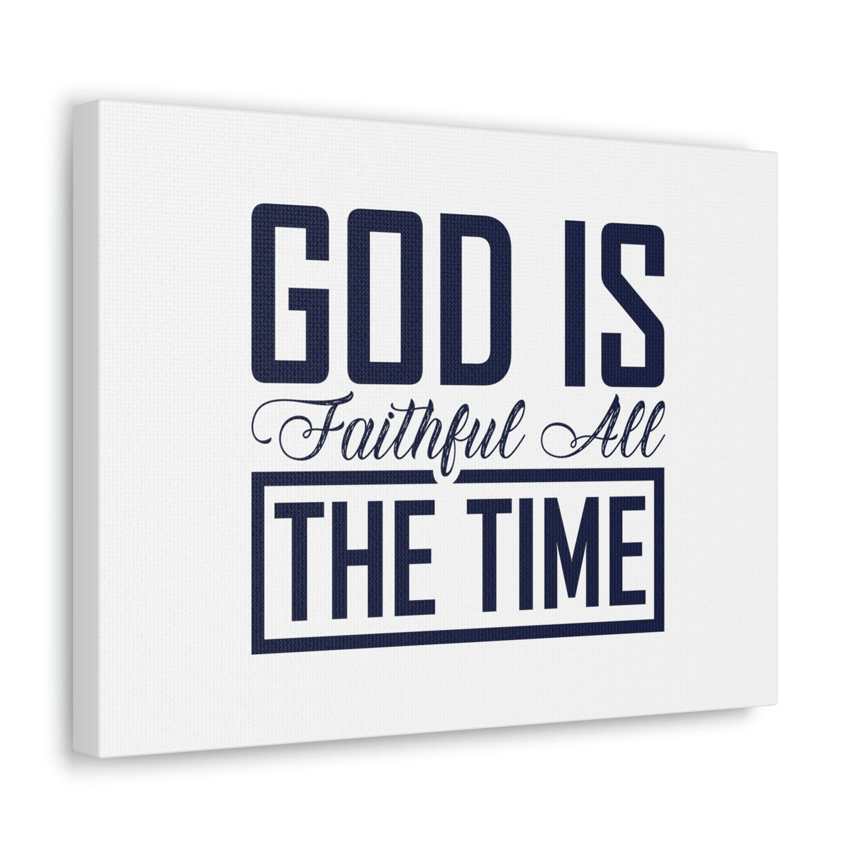 Scripture Walls God Is Faithful 1 Corinthians 1:9 Rectangle Christian Wall Art Bible Verse Print Ready to Hang Unframed-Express Your Love Gifts