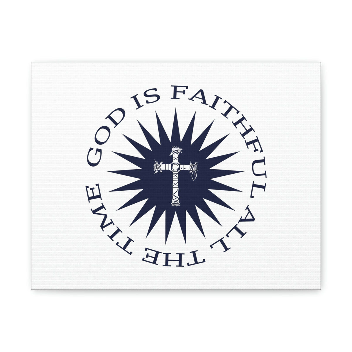 Scripture Walls God Is Faithful All The Time 1 John 1:9 Circled Christian Wall Art Bible Verse Print Ready to Hang Unframed-Express Your Love Gifts