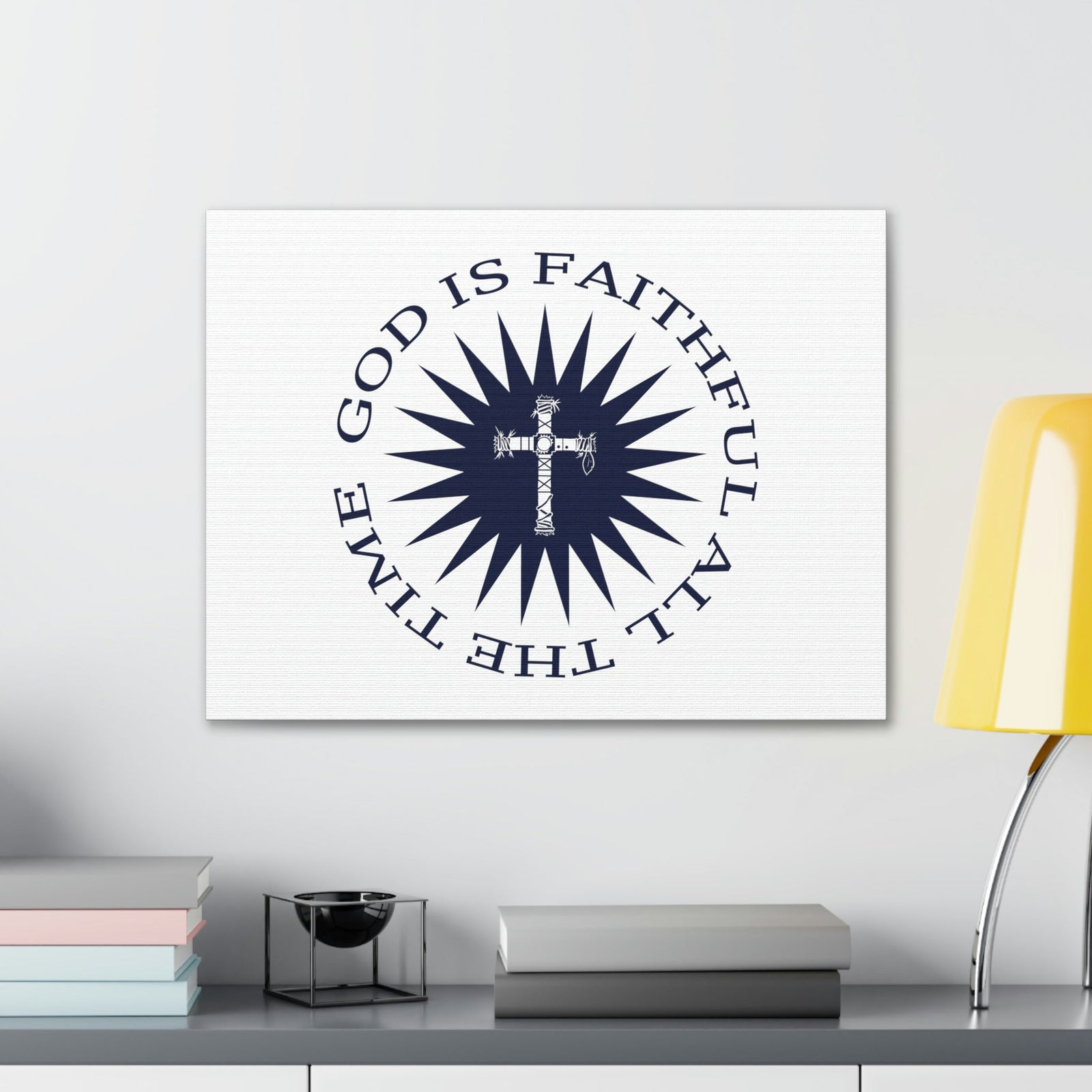 Scripture Walls God Is Faithful All The Time 1 John 1:9 Circled Christian Wall Art Bible Verse Print Ready to Hang Unframed-Express Your Love Gifts