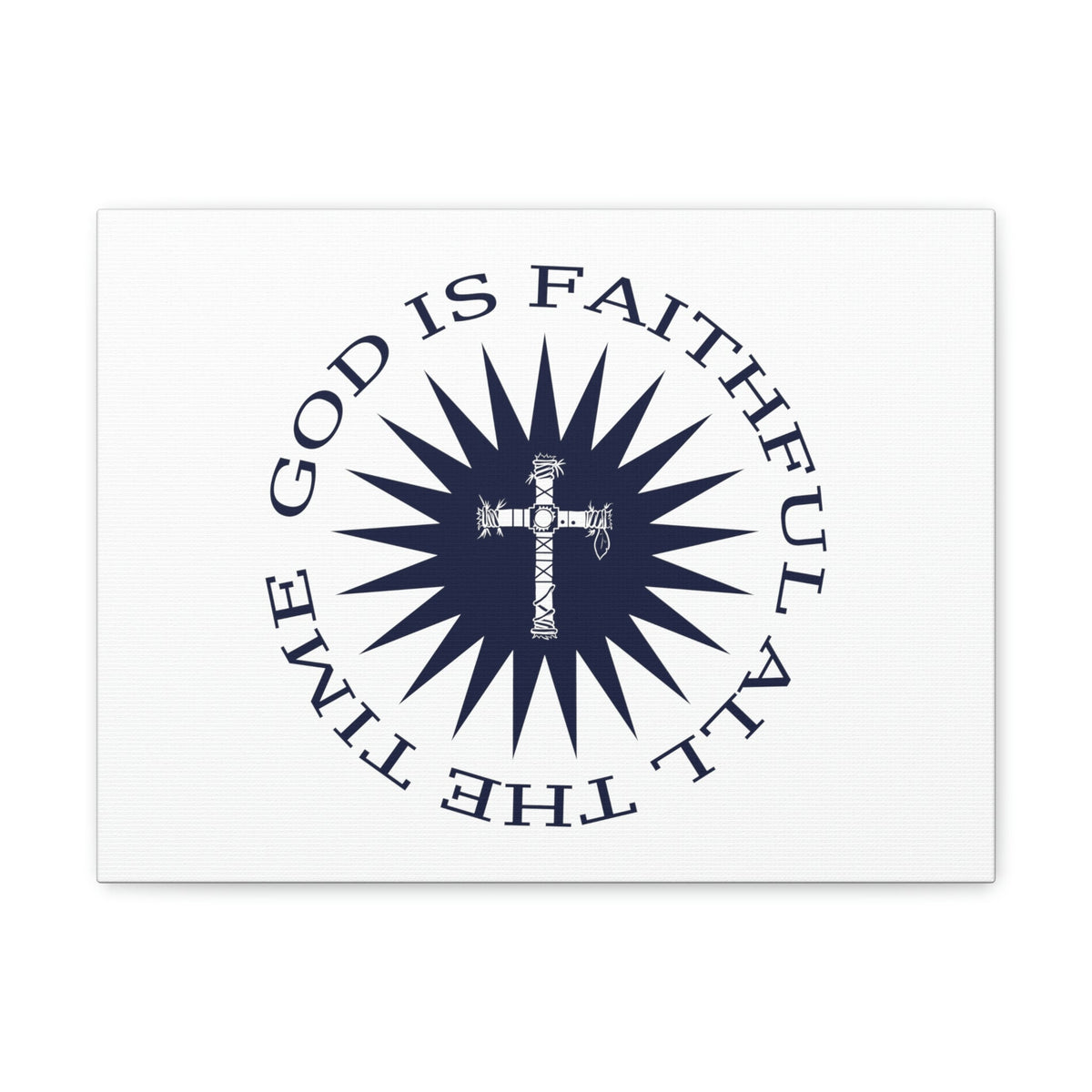 Scripture Walls God Is Faithful All The Time 1 John 1:9 Circled Christian Wall Art Bible Verse Print Ready to Hang Unframed-Express Your Love Gifts