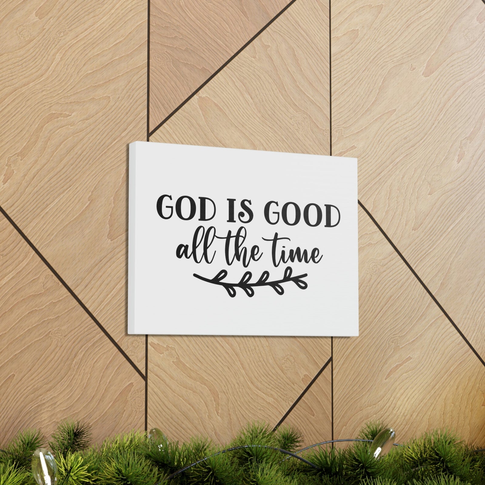 Scripture Walls God Is Good All The Time Psalm 100:5 Branch Christian Wall Art Bible Verse Print Ready to Hang Unframed-Express Your Love Gifts