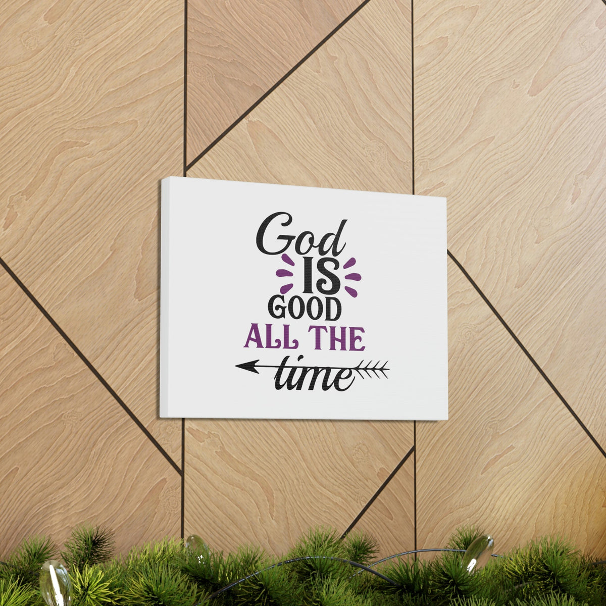 Scripture Walls God Is Good All The Time Psalm 100:5 Christian Wall Art Bible Verse Print Ready to Hang Unframed-Express Your Love Gifts