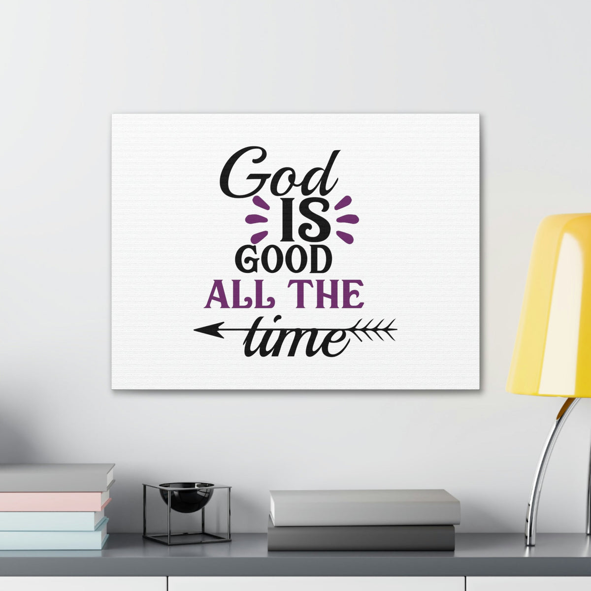 Scripture Walls God Is Good All The Time Psalm 100:5 Christian Wall Art Bible Verse Print Ready to Hang Unframed-Express Your Love Gifts