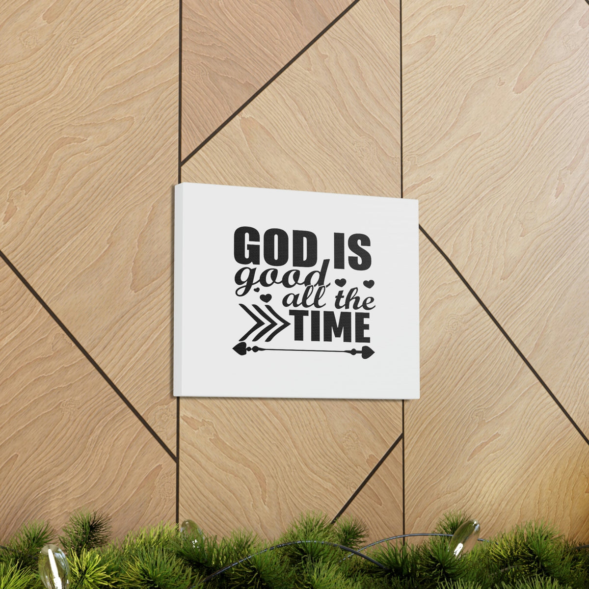 Scripture Walls God Is Good All The Time Psalm 107:1 Christian Wall Art Bible Verse Print Ready to Hang Unframed-Express Your Love Gifts