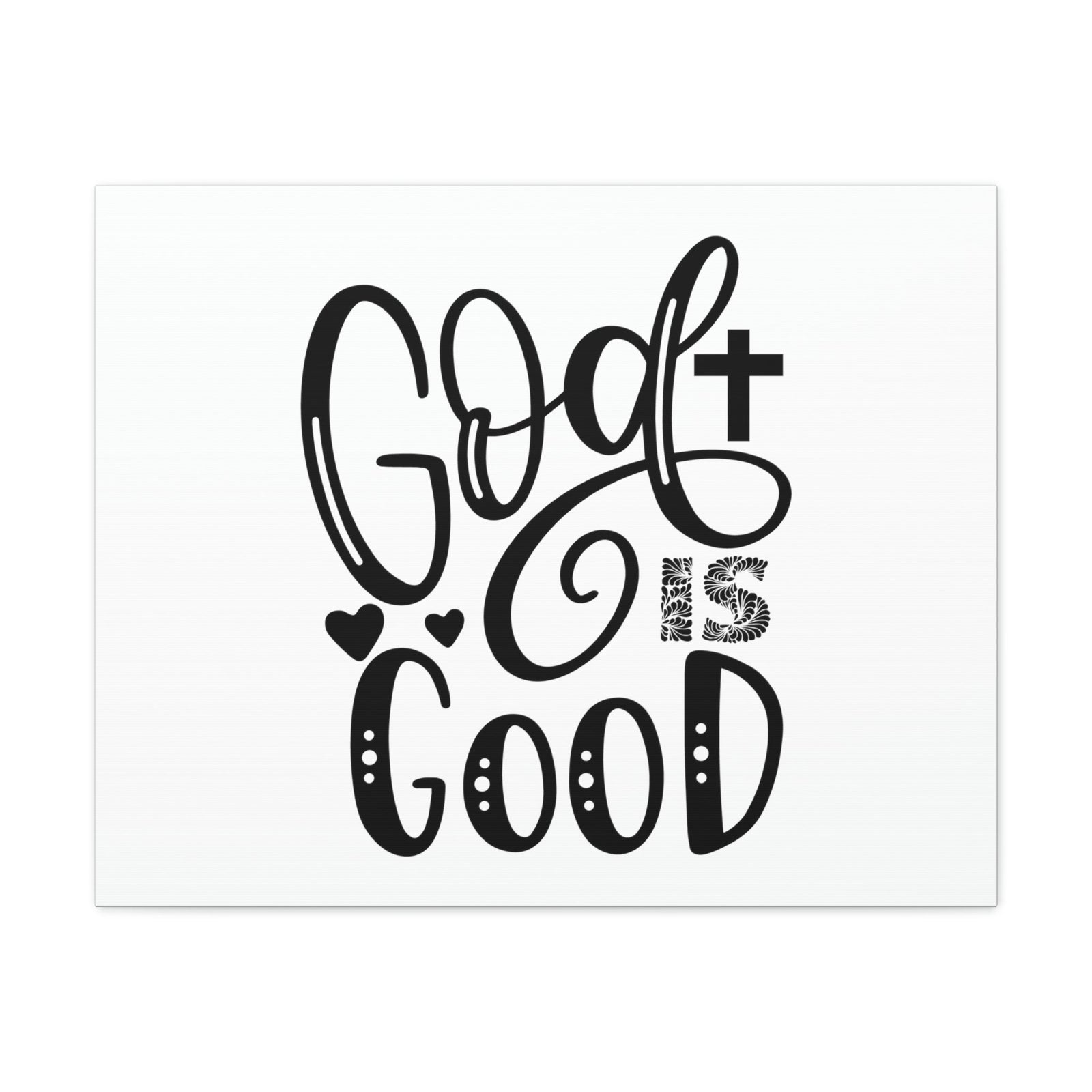 Scripture Walls God Is Good Psalm 103:8 Christian Wall Art Print Ready to Hang Unframed-Express Your Love Gifts