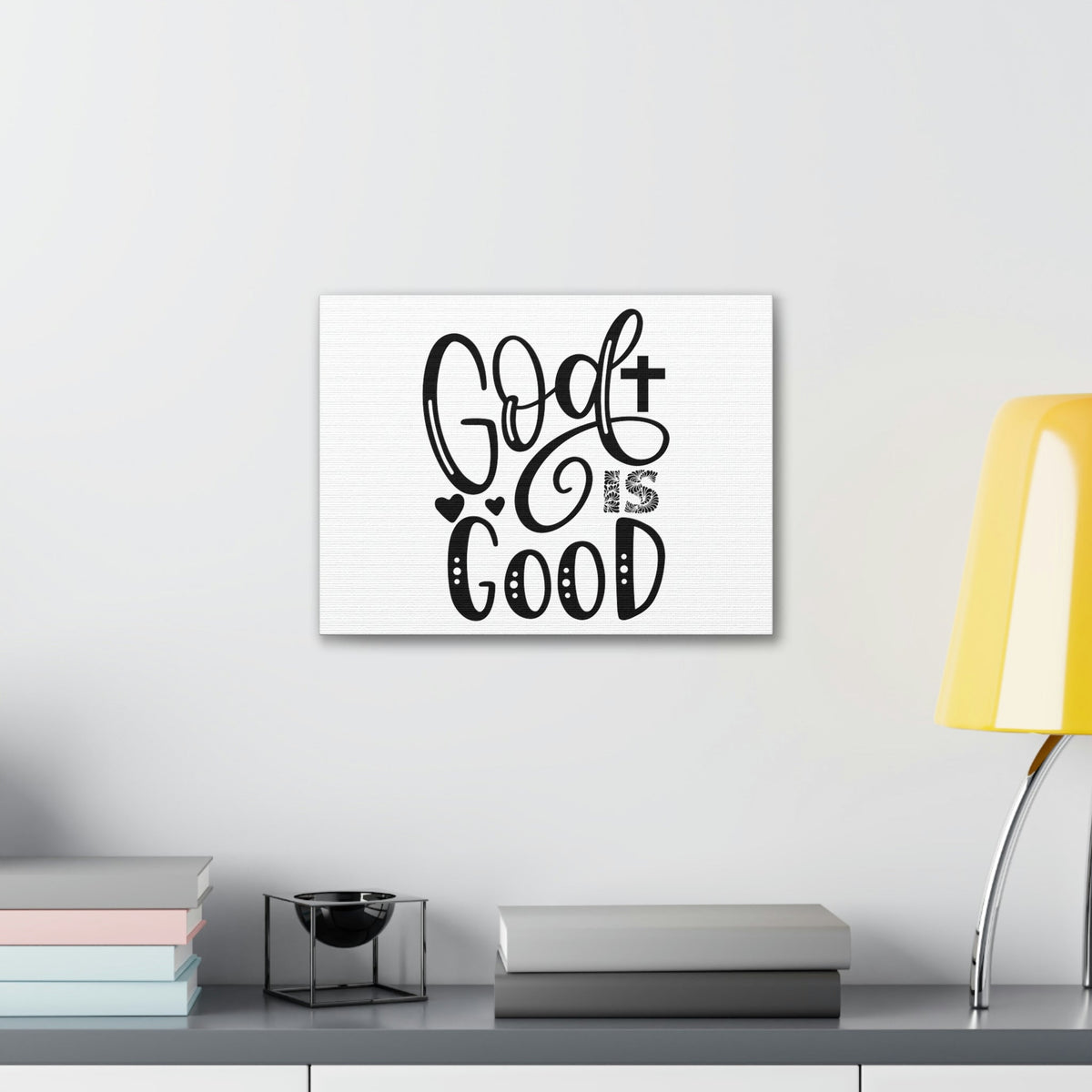 Scripture Walls God Is Good Psalm 103:8 Christian Wall Art Print Ready to Hang Unframed-Express Your Love Gifts