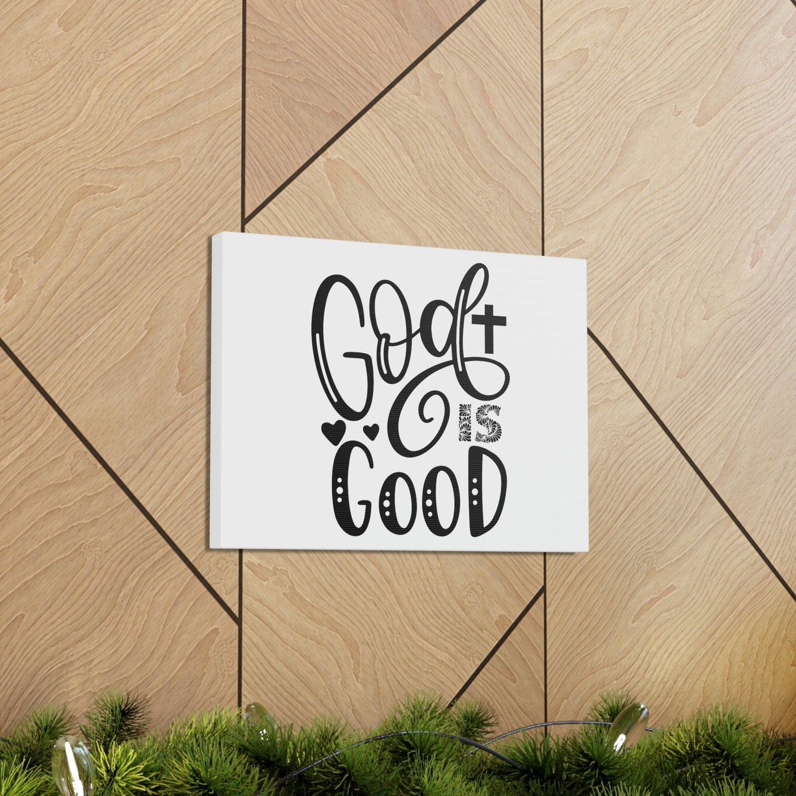 Scripture Walls God Is Good Psalm 103:8 Christian Wall Art Print Ready to Hang Unframed-Express Your Love Gifts