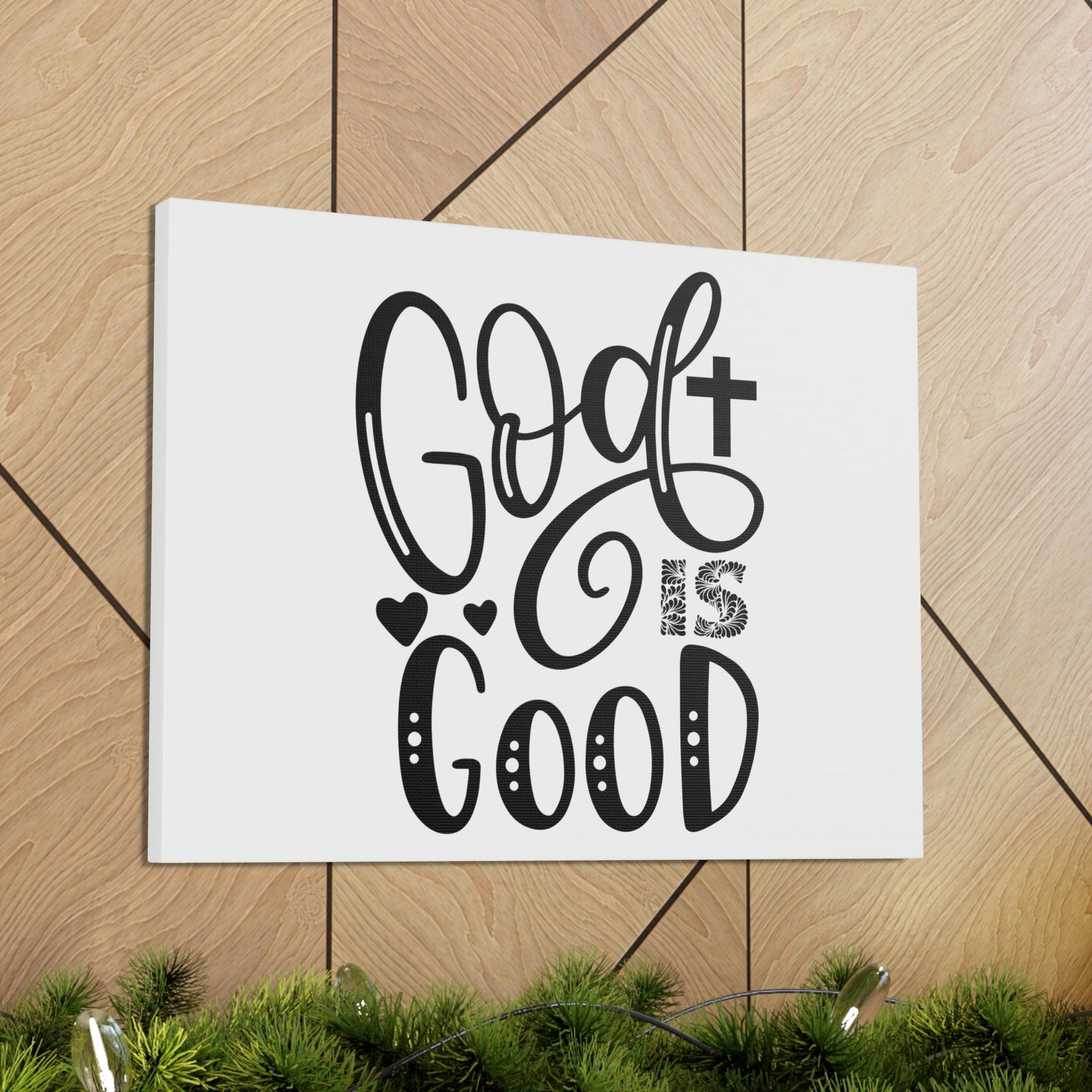 Scripture Walls God Is Good Psalm 103:8 Christian Wall Art Print Ready to Hang Unframed-Express Your Love Gifts