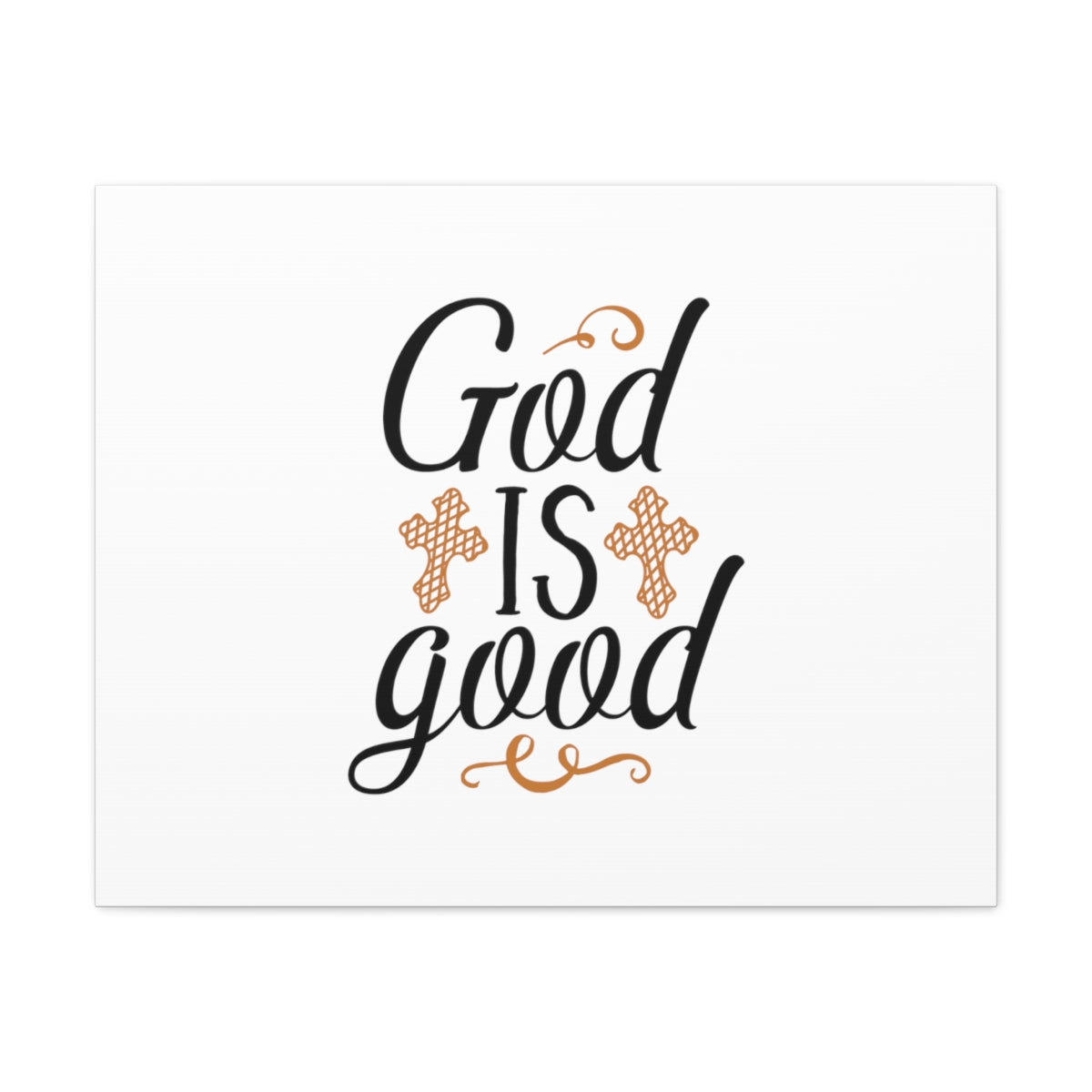 Scripture Walls God Is Good Psalm 103:8 Cross Christian Wall Art Bible Verse Print Ready to Hang Unframed-Express Your Love Gifts