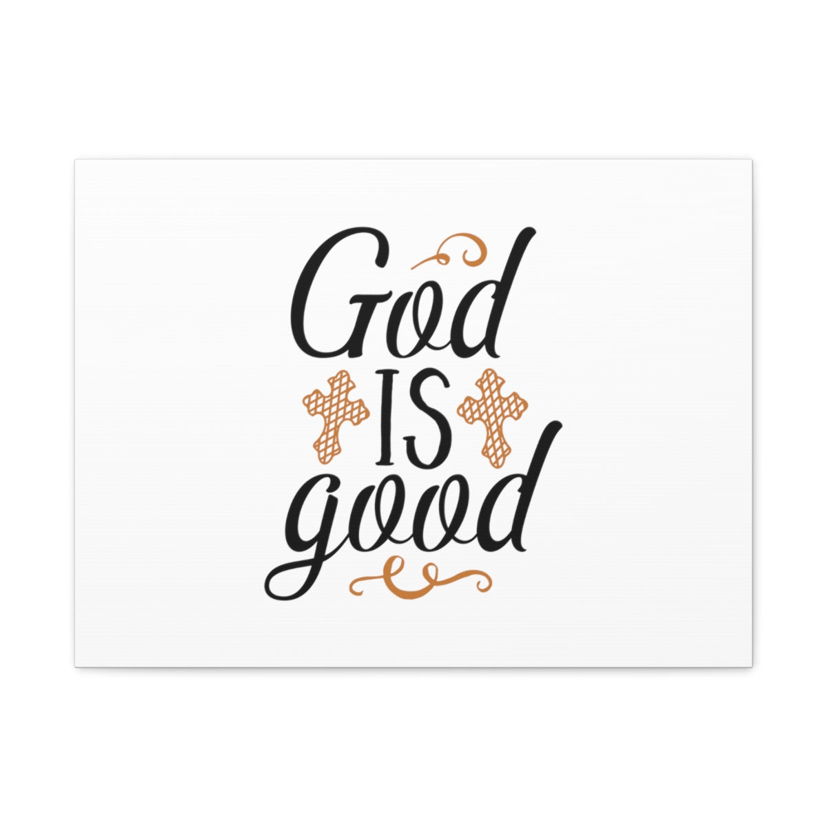 Scripture Walls God Is Good Psalm 103:8 Cross Christian Wall Art Bible Verse Print Ready to Hang Unframed-Express Your Love Gifts