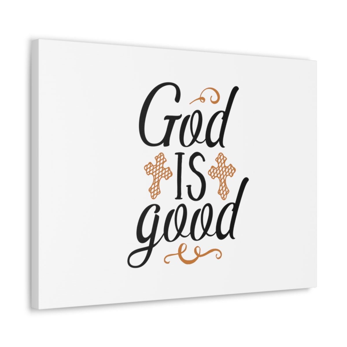 Scripture Walls God Is Good Psalm 103:8 Cross Christian Wall Art Bible Verse Print Ready to Hang Unframed-Express Your Love Gifts