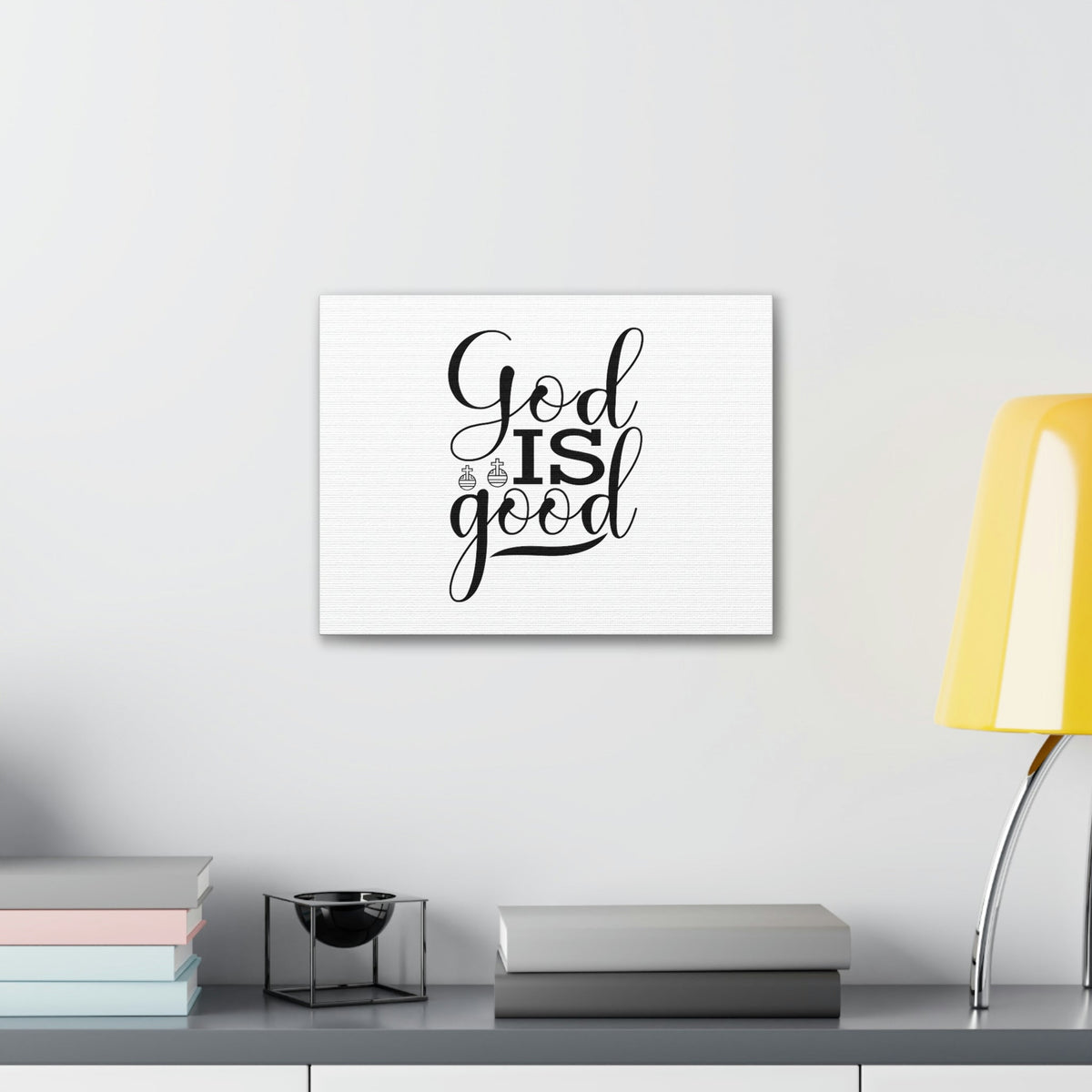 Scripture Walls God Is Good Psalm 107:1 Christian Wall Art Bible Verse Print Ready to Hang Unframed-Express Your Love Gifts