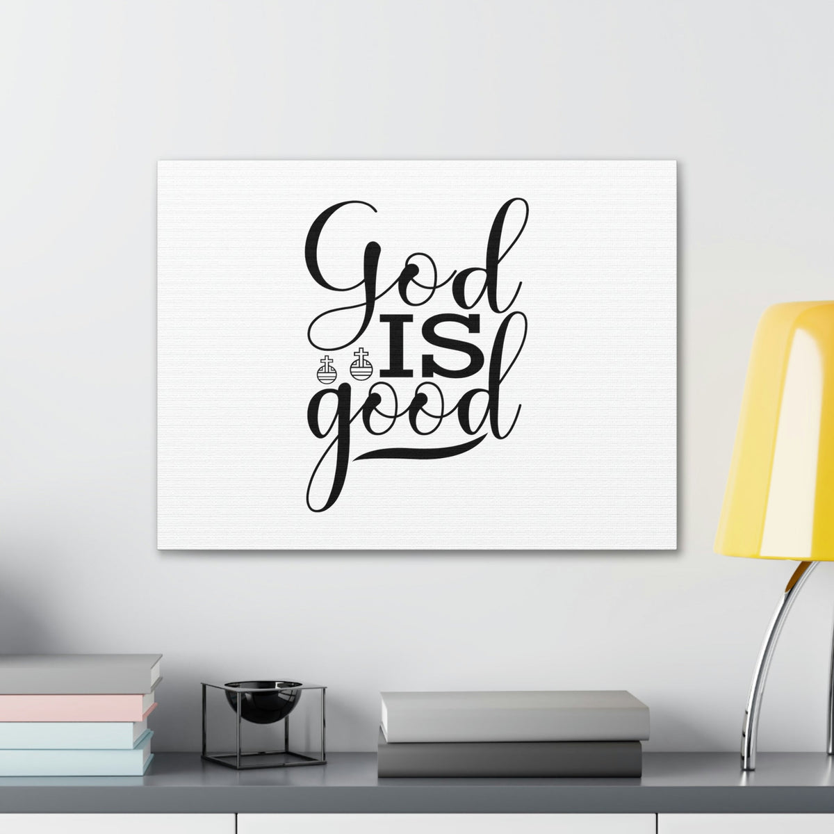 Scripture Walls God Is Good Psalm 107:1 Christian Wall Art Bible Verse Print Ready to Hang Unframed-Express Your Love Gifts