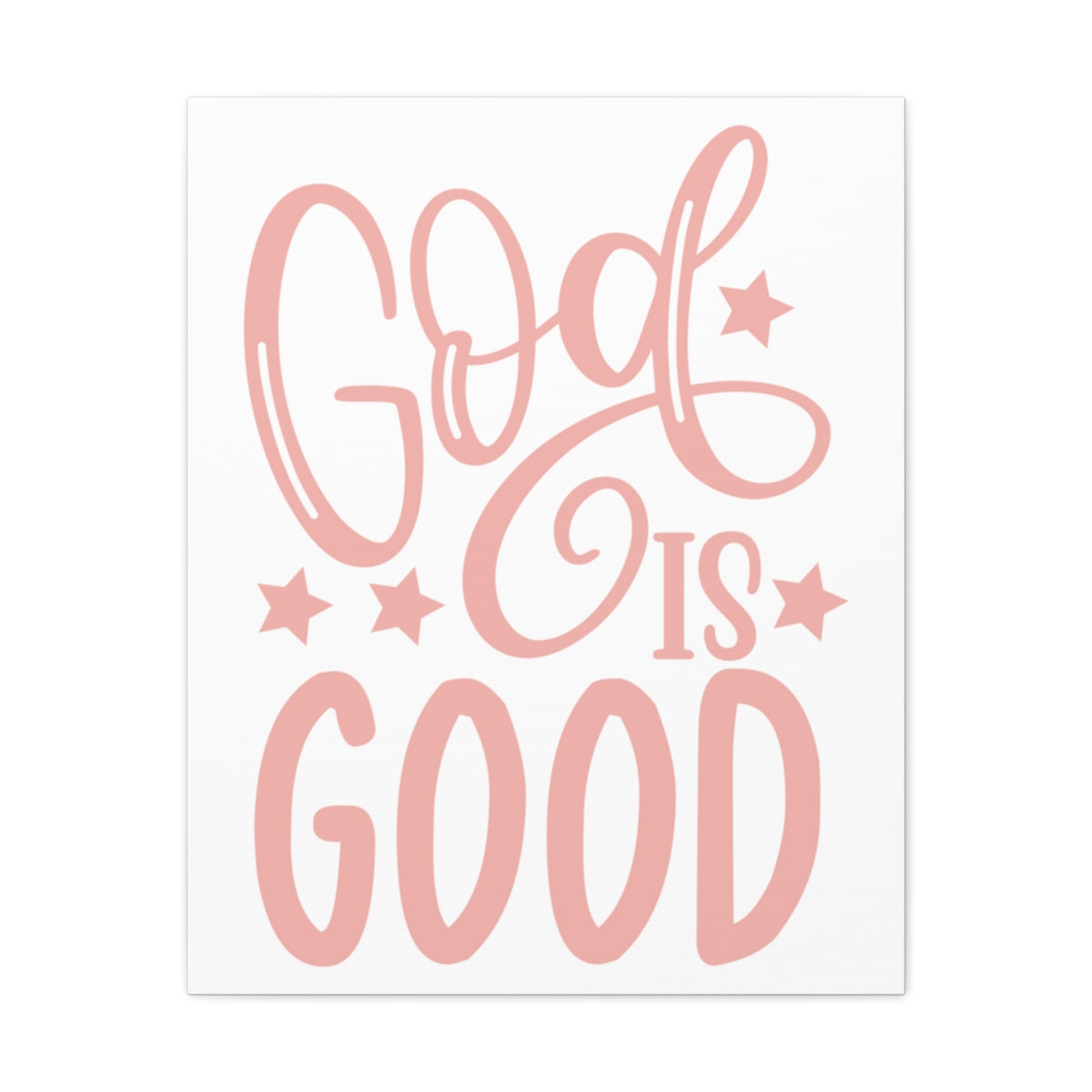 Scripture Walls God Is Good Psalm 107:1 Christian Wall Art Print Ready to Hang Unframed-Express Your Love Gifts
