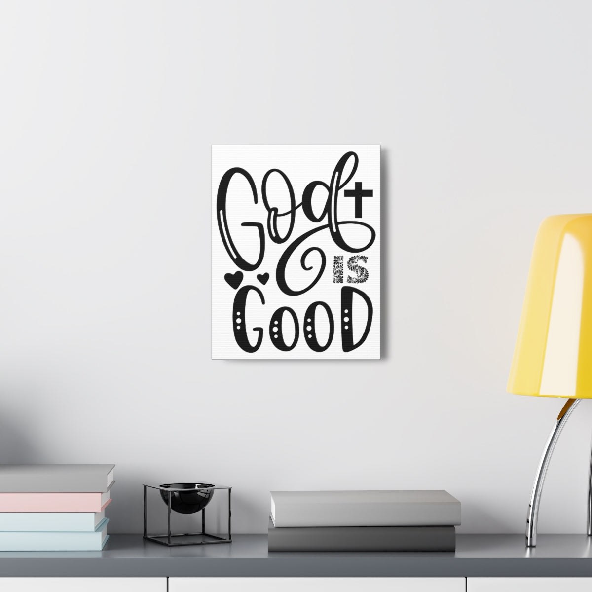 Scripture Walls God Is Good Psalm 34:8 Christian Wall Art Print Ready to Hang Unframed-Express Your Love Gifts