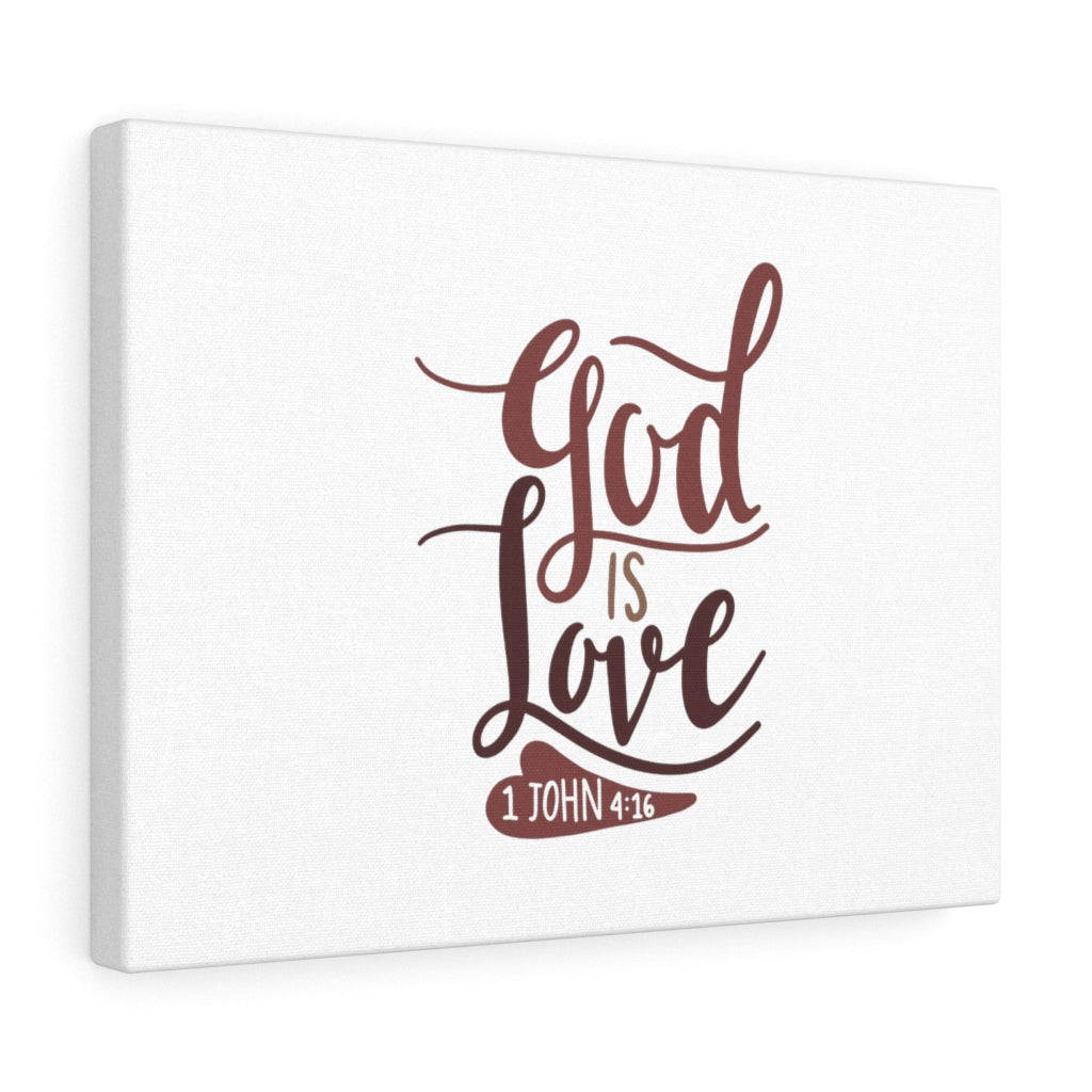 Scripture Walls God Is Love 1 John 4:16 Bible Verse Canvas Christian Wall Art Ready to Hang Unframed-Express Your Love Gifts