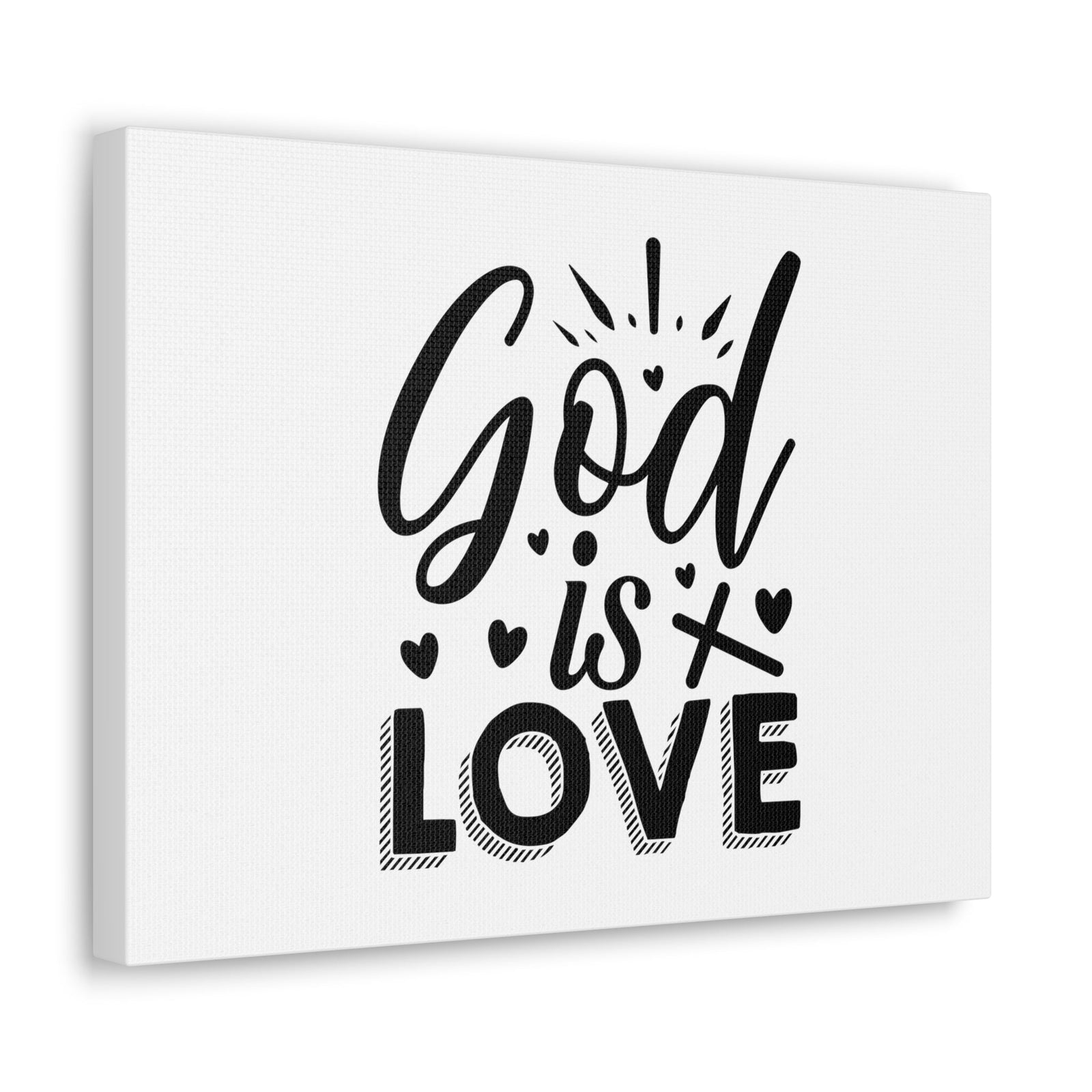 Scripture Walls God Is Love 1 John 4:16 Hearts Christian Wall Art Bible Verse Print Ready to Hang Unframed-Express Your Love Gifts