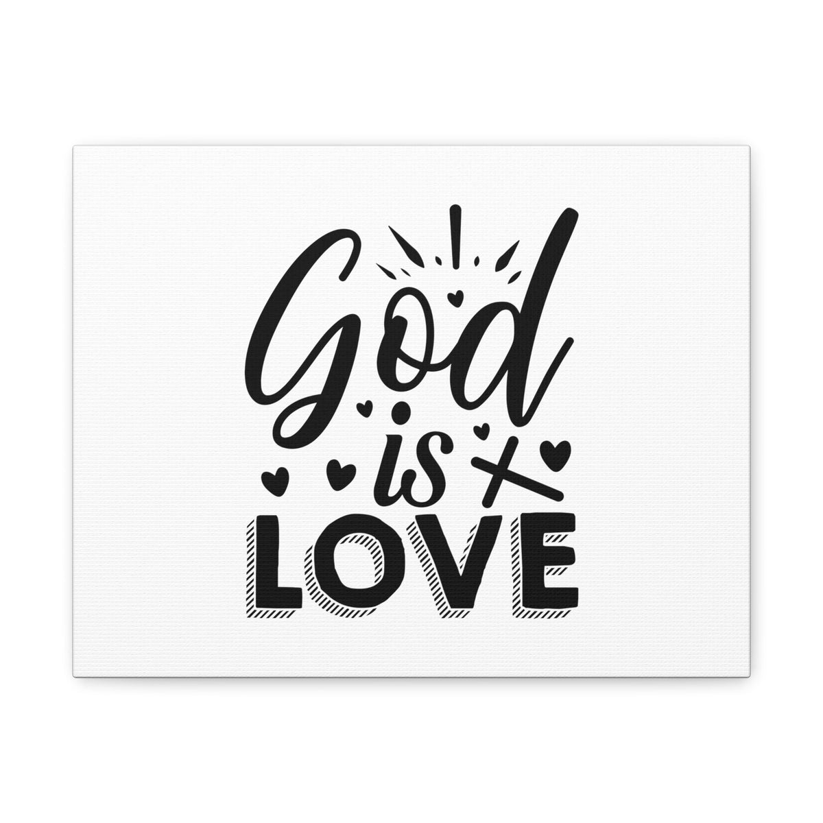 Scripture Walls God Is Love 1 John 4:16 Hearts Christian Wall Art Bible Verse Print Ready to Hang Unframed-Express Your Love Gifts