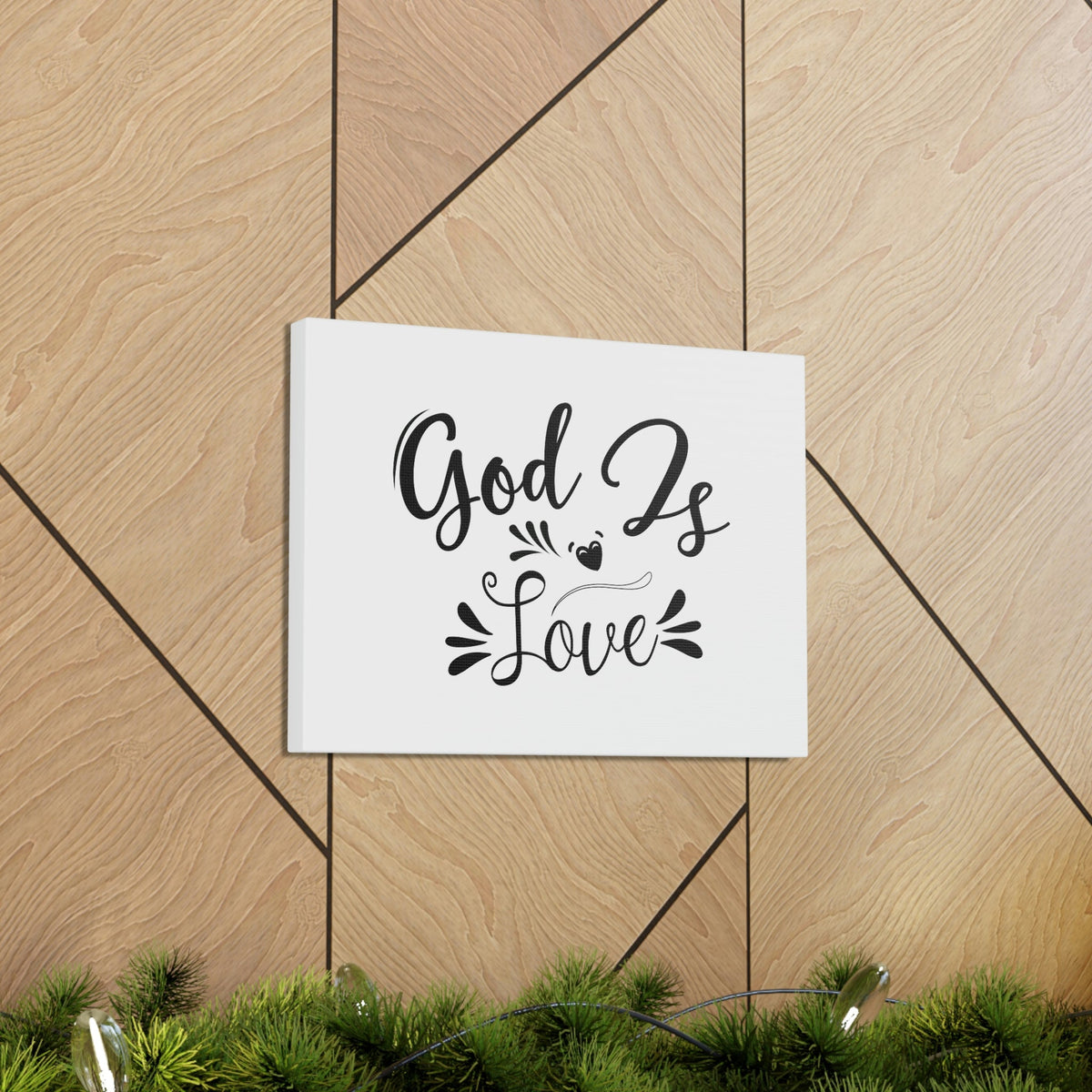 Scripture Walls God Is Love 1 John 4:8 Beating Heart Christian Wall Art Bible Verse Print Ready to Hang Unframed-Express Your Love Gifts
