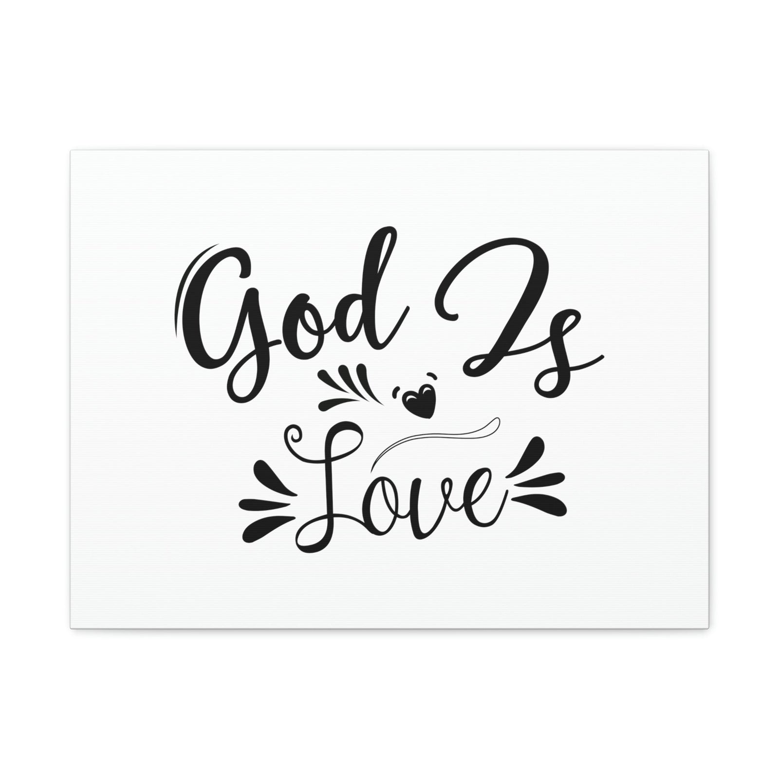 Scripture Walls God Is Love 1 John 4:8 Beating Heart Christian Wall Art Bible Verse Print Ready to Hang Unframed-Express Your Love Gifts