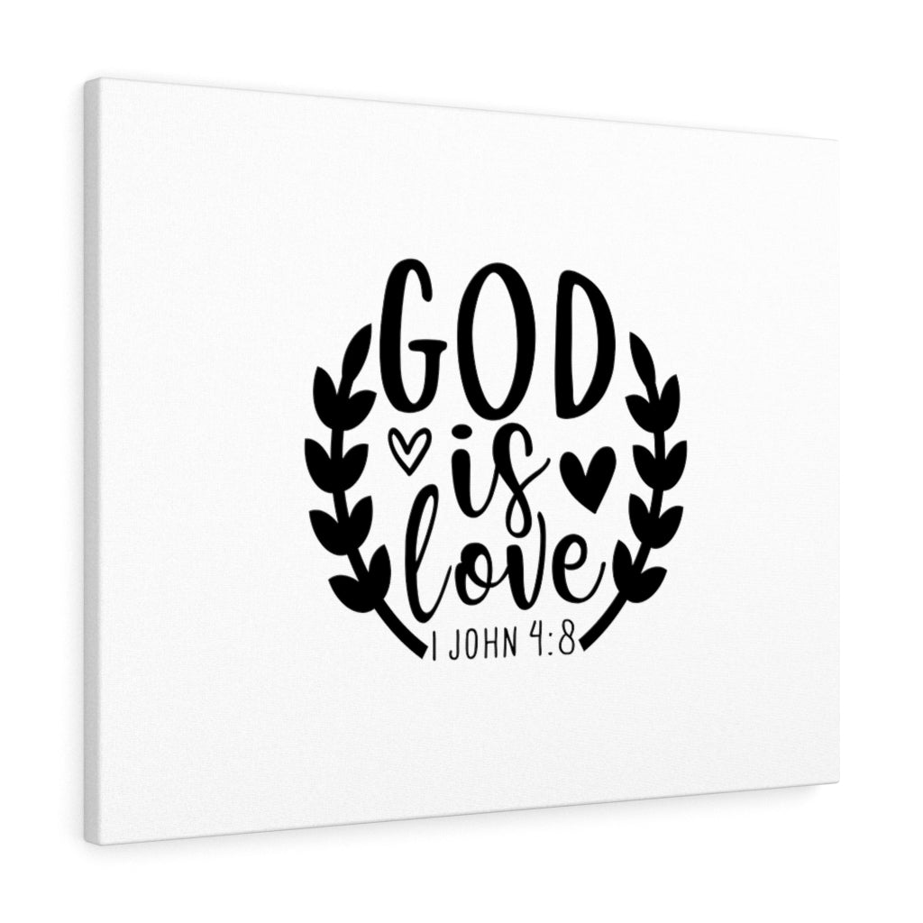 Scripture Walls God Is Love 1 John 4:8 Bible Verse Canvas Christian Wall Art Ready to Hang Unframed-Express Your Love Gifts