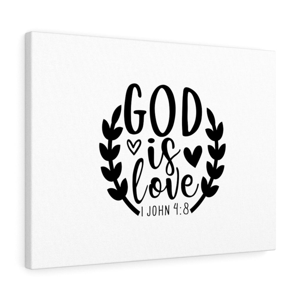 Scripture Walls God Is Love 1 John 4:8 Bible Verse Canvas Christian Wall Art Ready to Hang Unframed-Express Your Love Gifts