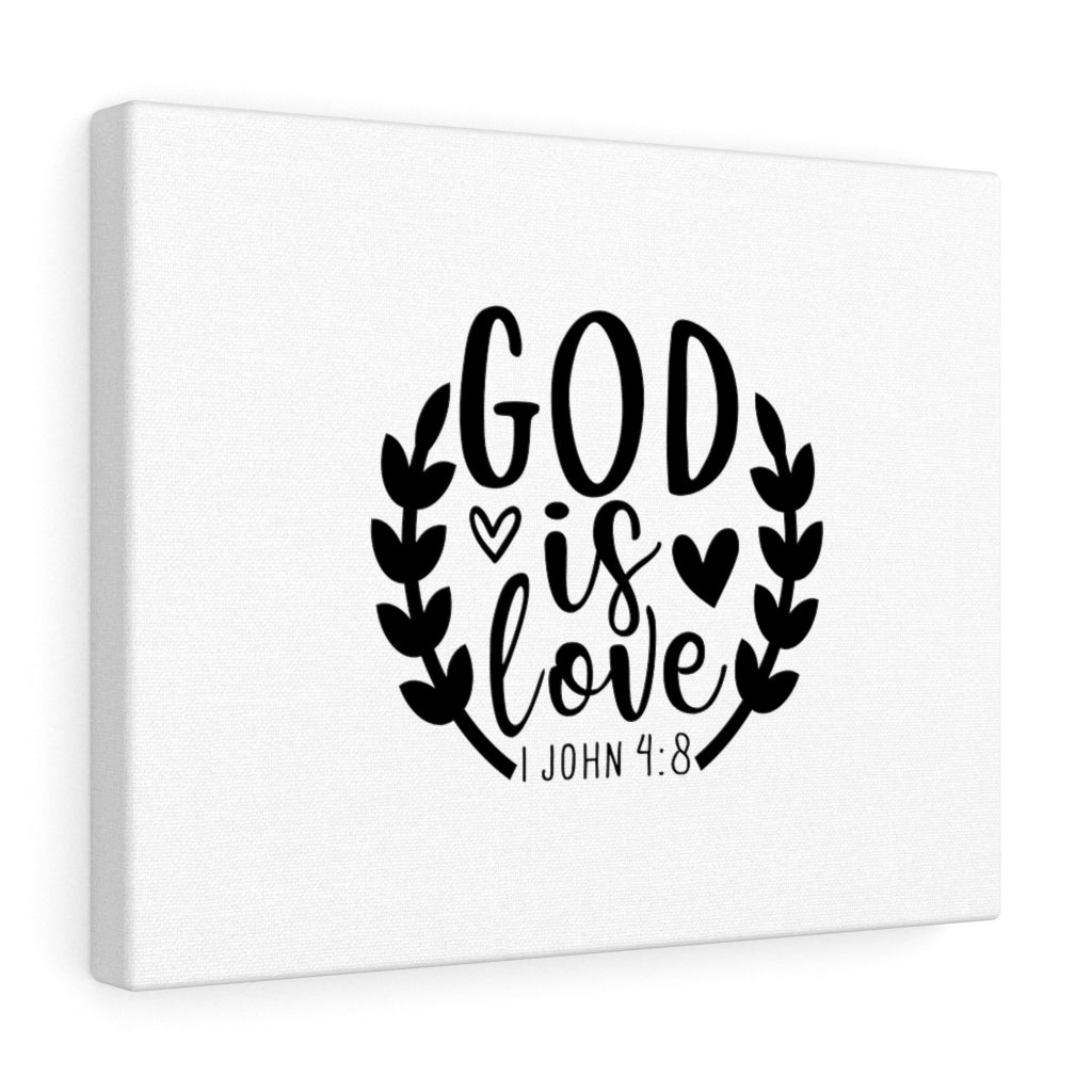 Scripture Walls God Is Love 1 John 4:8 Bible Verse Canvas Christian Wall Art Ready to Hang Unframed-Express Your Love Gifts