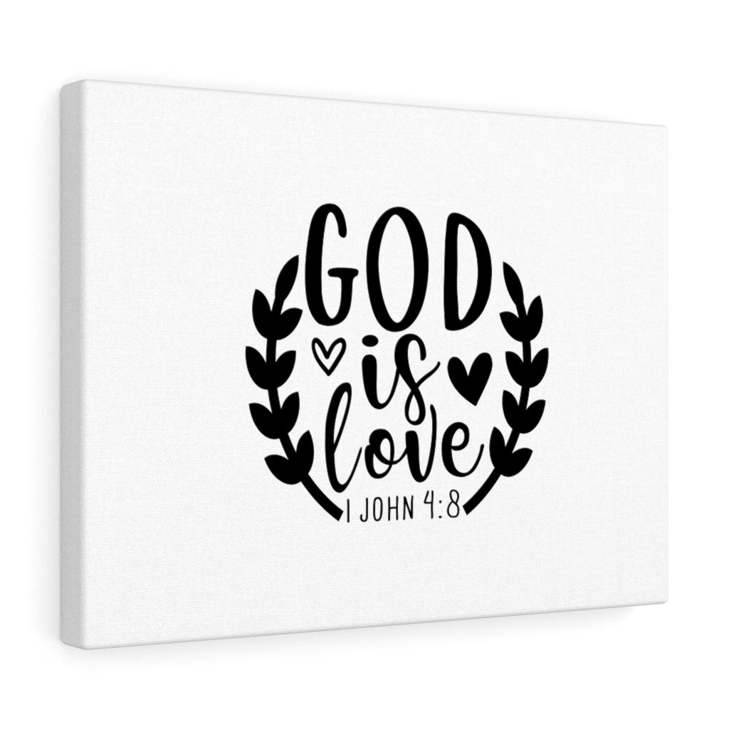 Scripture Walls God Is Love 1 John 4:8 Bible Verse Canvas Christian Wall Art Ready to Hang Unframed-Express Your Love Gifts