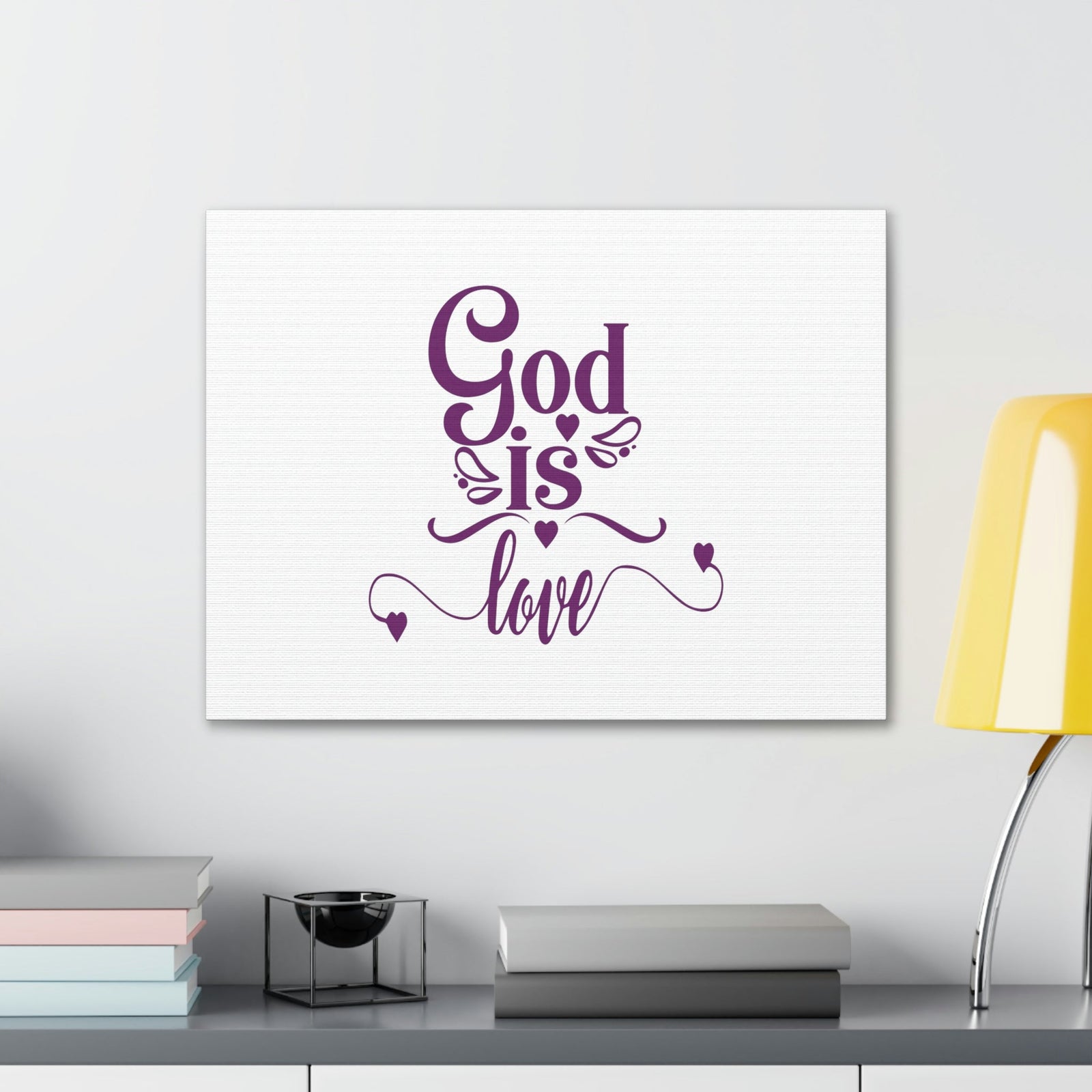 Scripture Walls God Is Love 1 John 4:8 Christian Wall Art Bible Verse Print Ready to Hang Unframed-Express Your Love Gifts