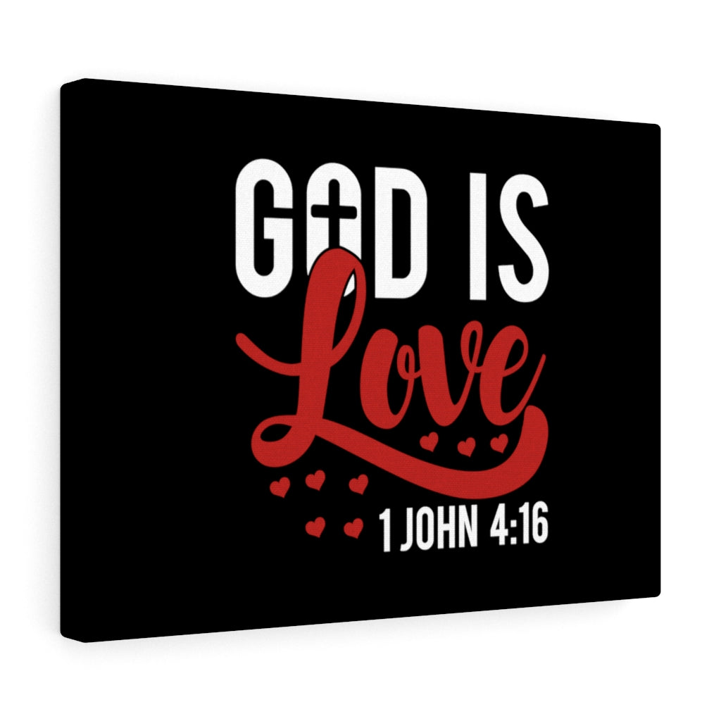 Scripture Walls God Is Love Hearts 1 John 4:16 Bible Verse Canvas Christian Wall Art Ready to Hang Unframed-Express Your Love Gifts