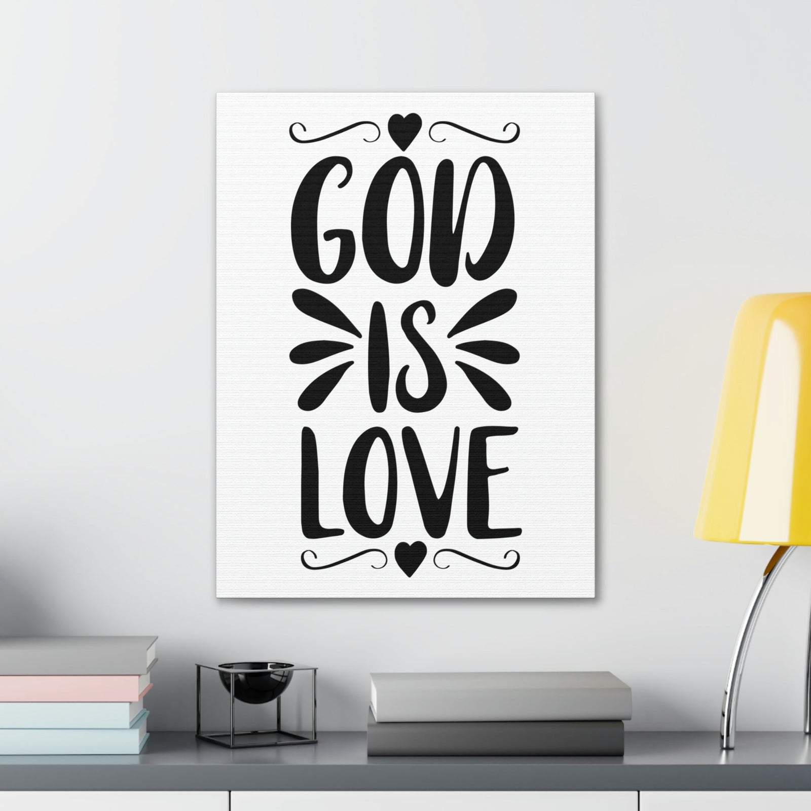 Scripture Walls God Is Love John 15:12 Christian Wall Art Print Ready to Hang Unframed-Express Your Love Gifts