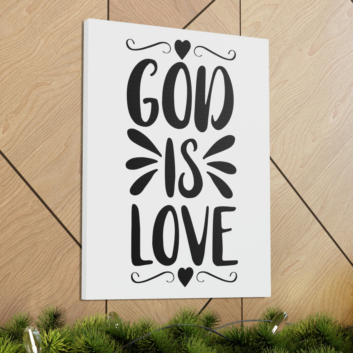 Scripture Walls God Is Love John 15:12 Christian Wall Art Print Ready to Hang Unframed-Express Your Love Gifts