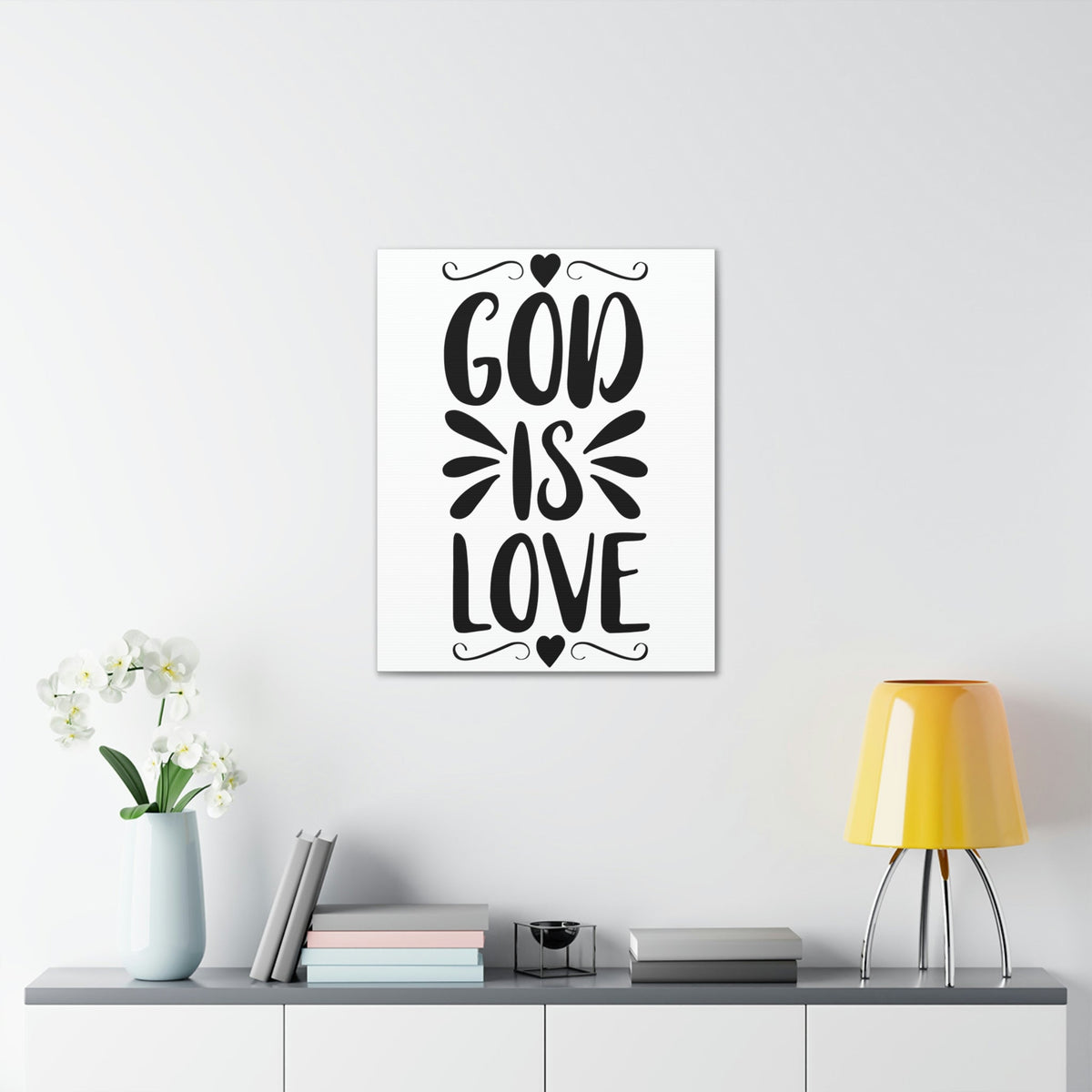 Scripture Walls God Is Love John 15:12 Christian Wall Art Print Ready to Hang Unframed-Express Your Love Gifts