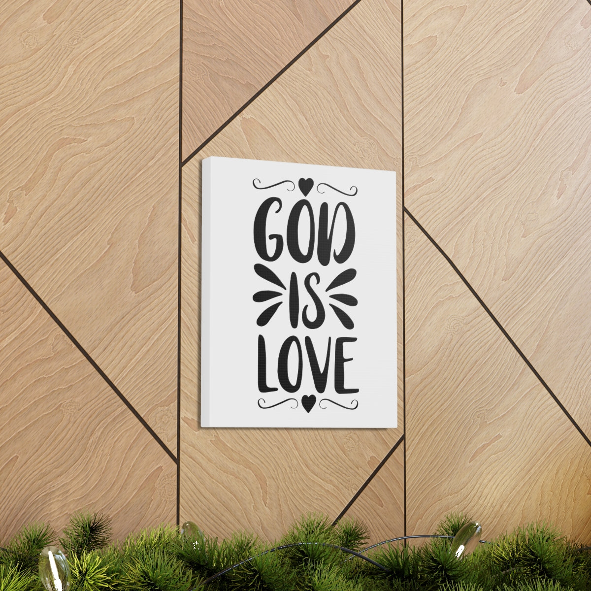 Scripture Walls God Is Love LAMENTATIONS 3:22-23 Christian Wall Art Print Ready to Hang Unframed-Express Your Love Gifts