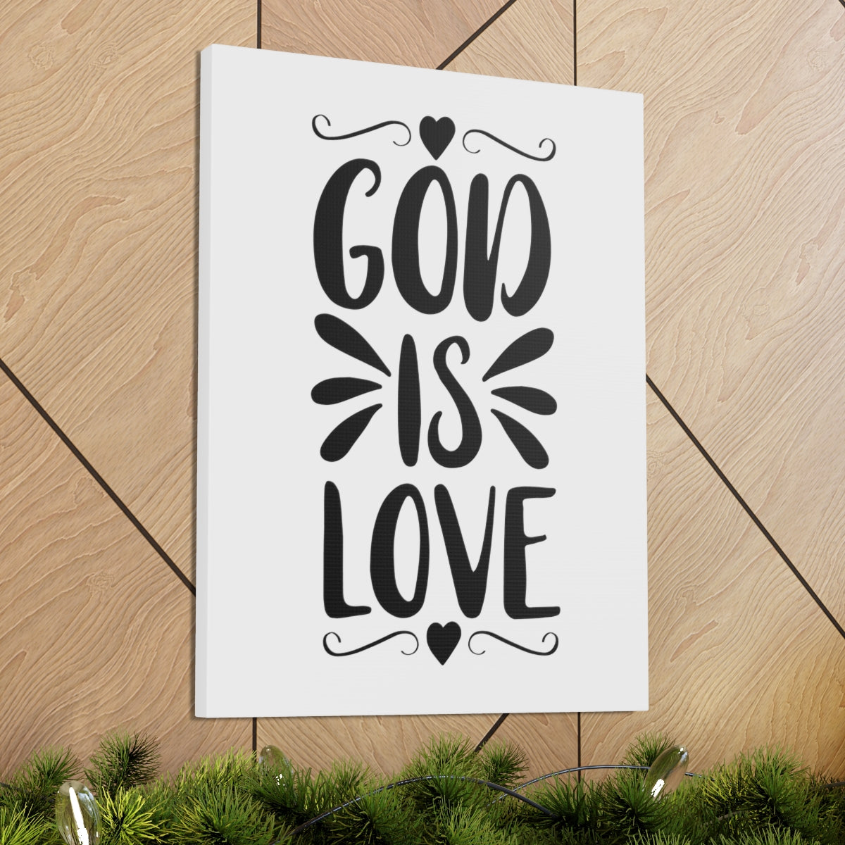 Scripture Walls God Is Love LAMENTATIONS 3:22-23 Christian Wall Art Print Ready to Hang Unframed-Express Your Love Gifts