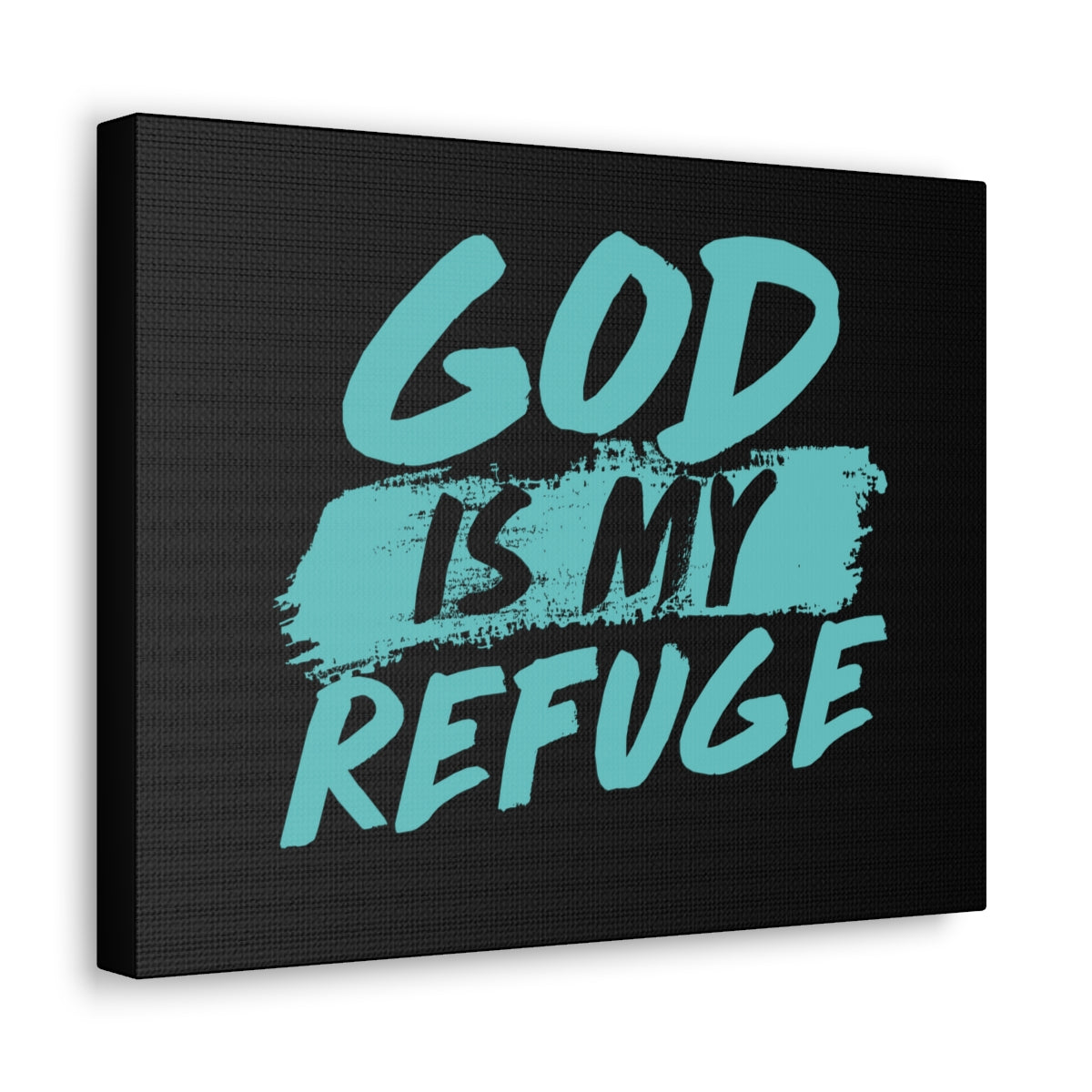 Scripture Walls God Is My Refuge Psalm 46:1 Christian Wall Art Print Ready to Hang Unframed-Express Your Love Gifts