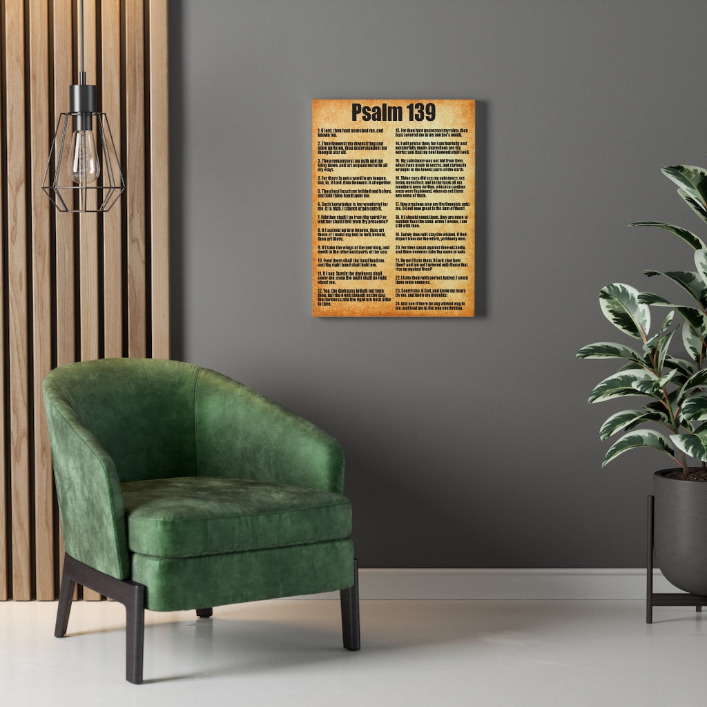 Scripture Walls God is With You Psalm 139 Bible Verse Canvas Christian Wall Art Ready to Hang Unframed-Express Your Love Gifts