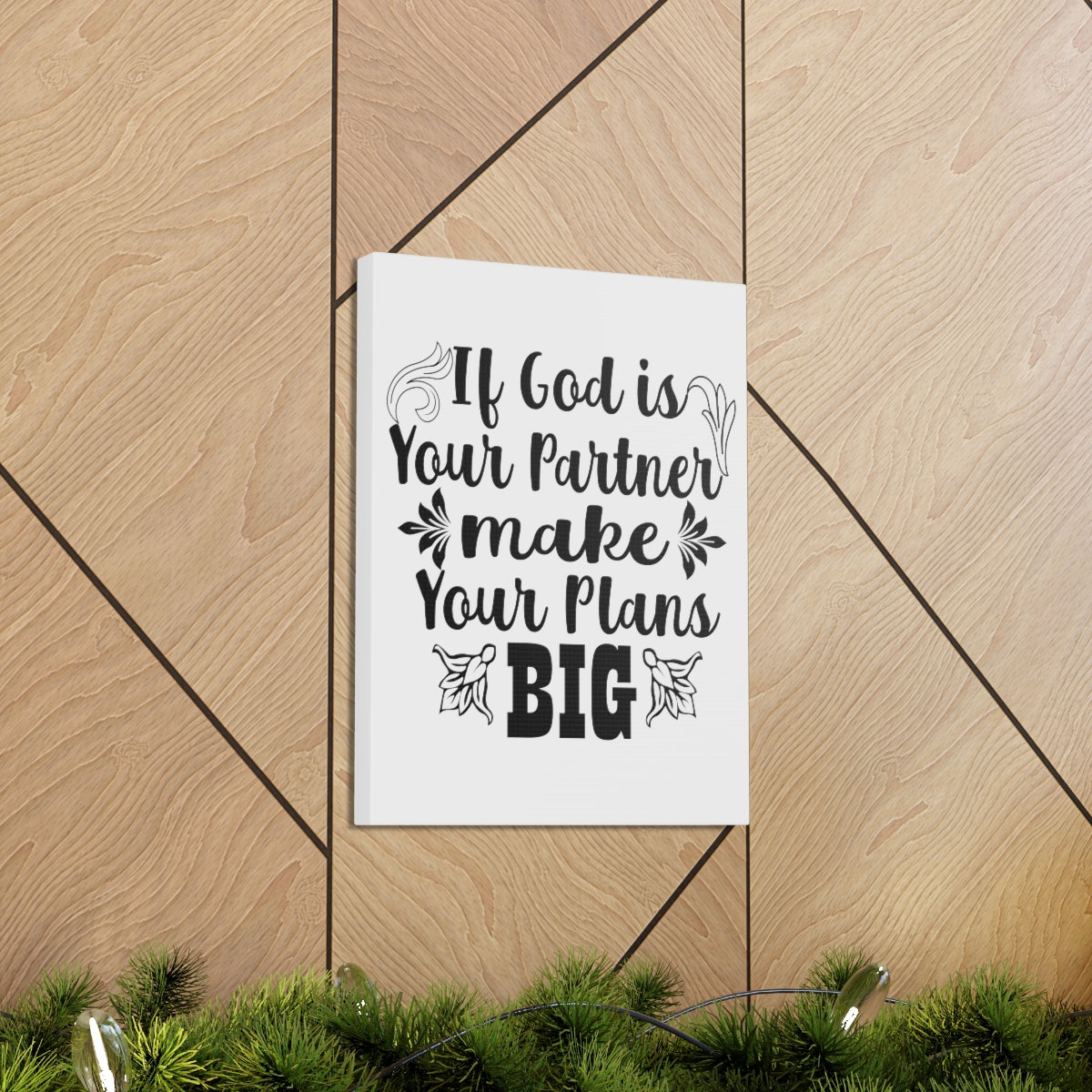 Scripture Walls God is Your Partner Jeremiah 29:11 Christian Wall Art Print Ready to Hang Unframed-Express Your Love Gifts