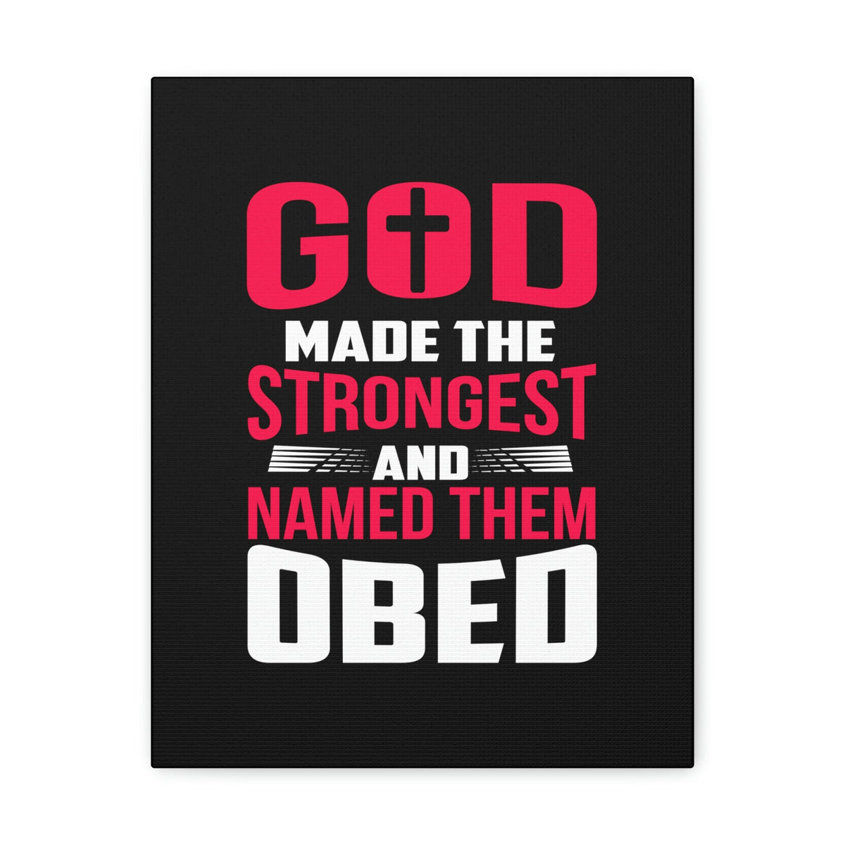 Scripture Walls God Made The Strongest Philippians 4:13 Christian Wall Art Bible Verse Print Ready to Hang Unframed-Express Your Love Gifts