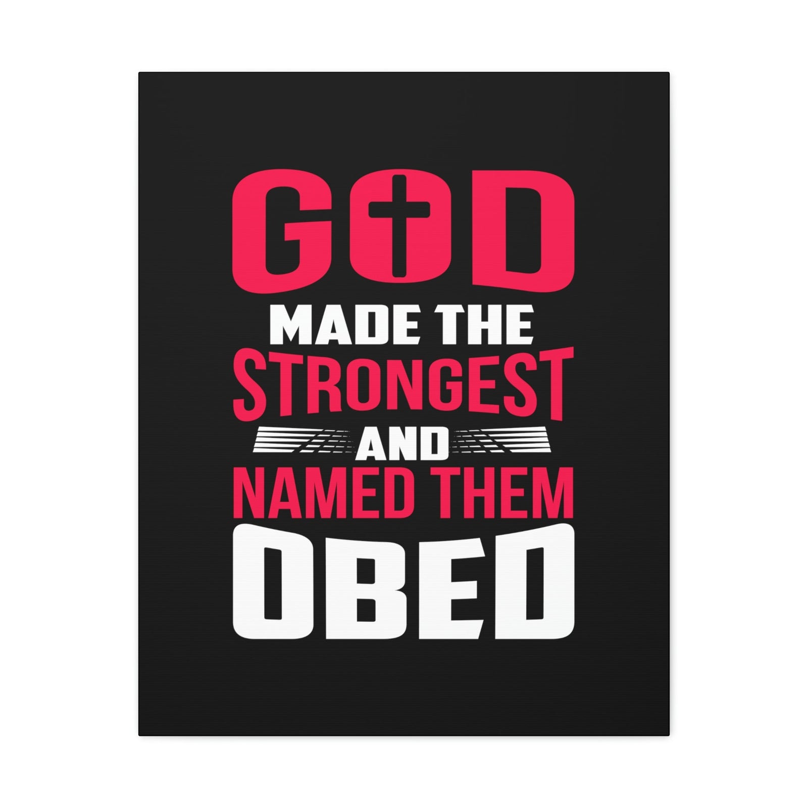 Scripture Walls God Made The Strongest Philippians 4:13 Christian Wall Art Bible Verse Print Ready to Hang Unframed-Express Your Love Gifts
