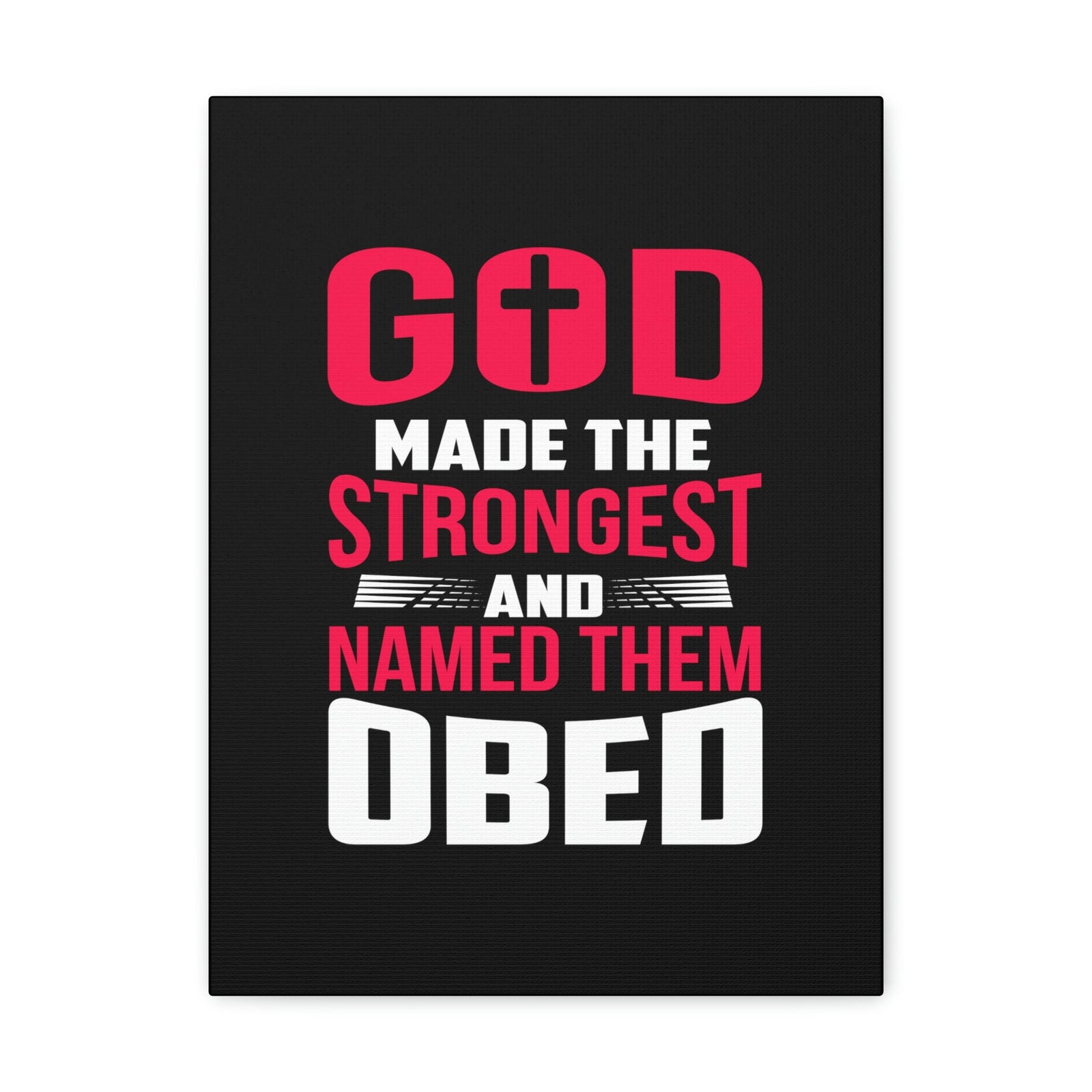 Scripture Walls God Made The Strongest Philippians 4:13 Christian Wall Art Bible Verse Print Ready to Hang Unframed-Express Your Love Gifts