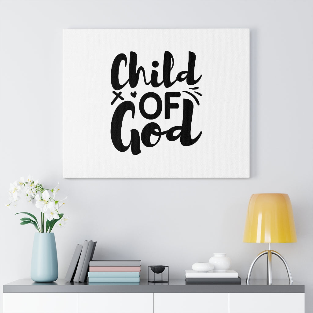 Scripture Walls God Of Child Bible Verse Canvas Christian Wall Art Ready to Hang Unframed-Express Your Love Gifts