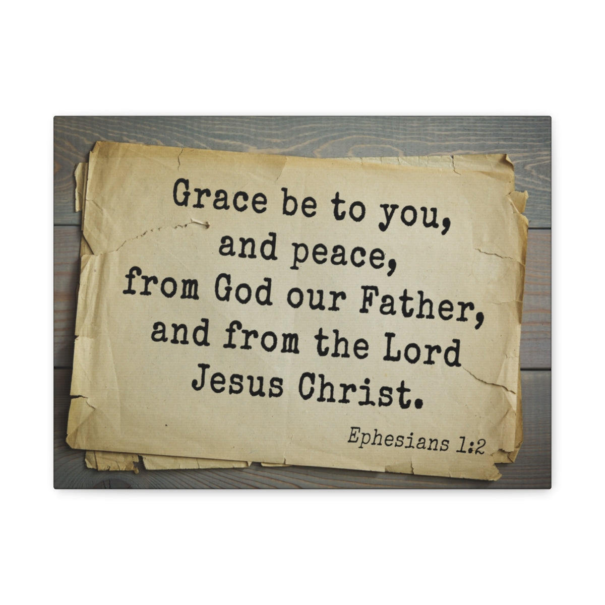 Scripture Walls God Our Father Ephesians 1:2 Bible Verse Canvas Christian Wall Art Bible Verse Print Ready To Hang Unframed-Express Your Love Gifts