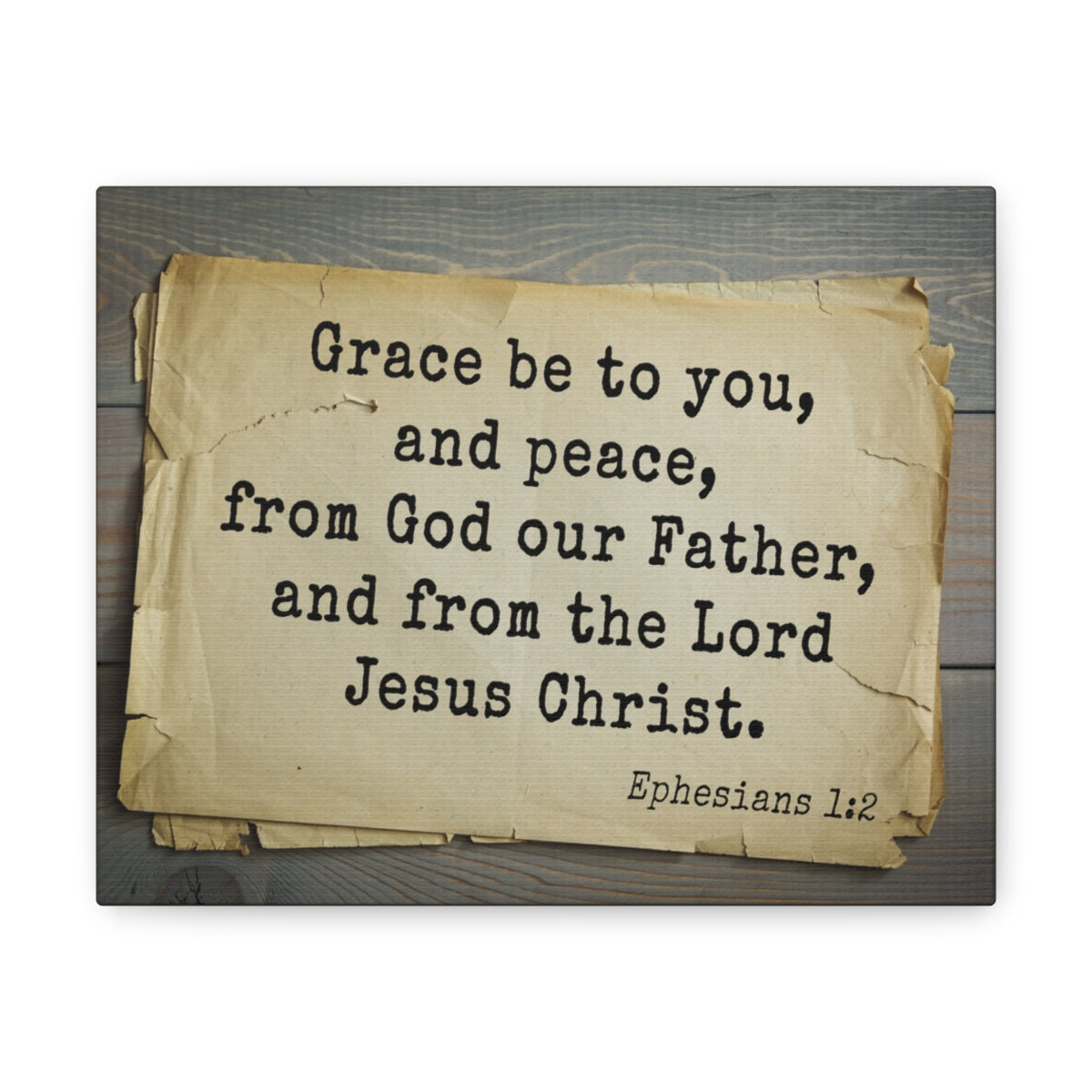Scripture Walls God Our Father Ephesians 1:2 Bible Verse Canvas Christian Wall Art Bible Verse Print Ready To Hang Unframed-Express Your Love Gifts