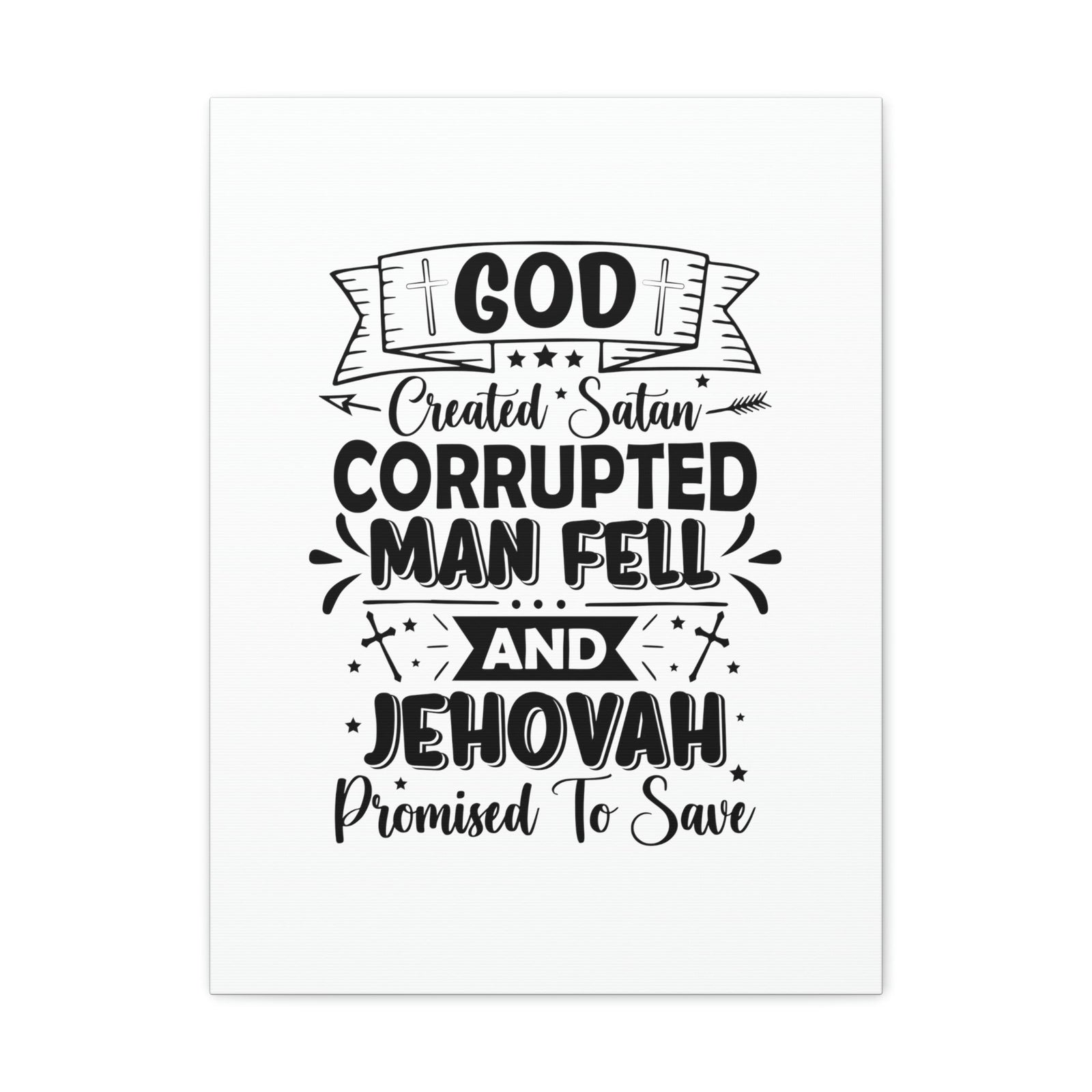 Scripture Walls God Promised To Save 1 John 1:9 Christian Wall Art Bible Verse Print Ready to Hang Unframed-Express Your Love Gifts