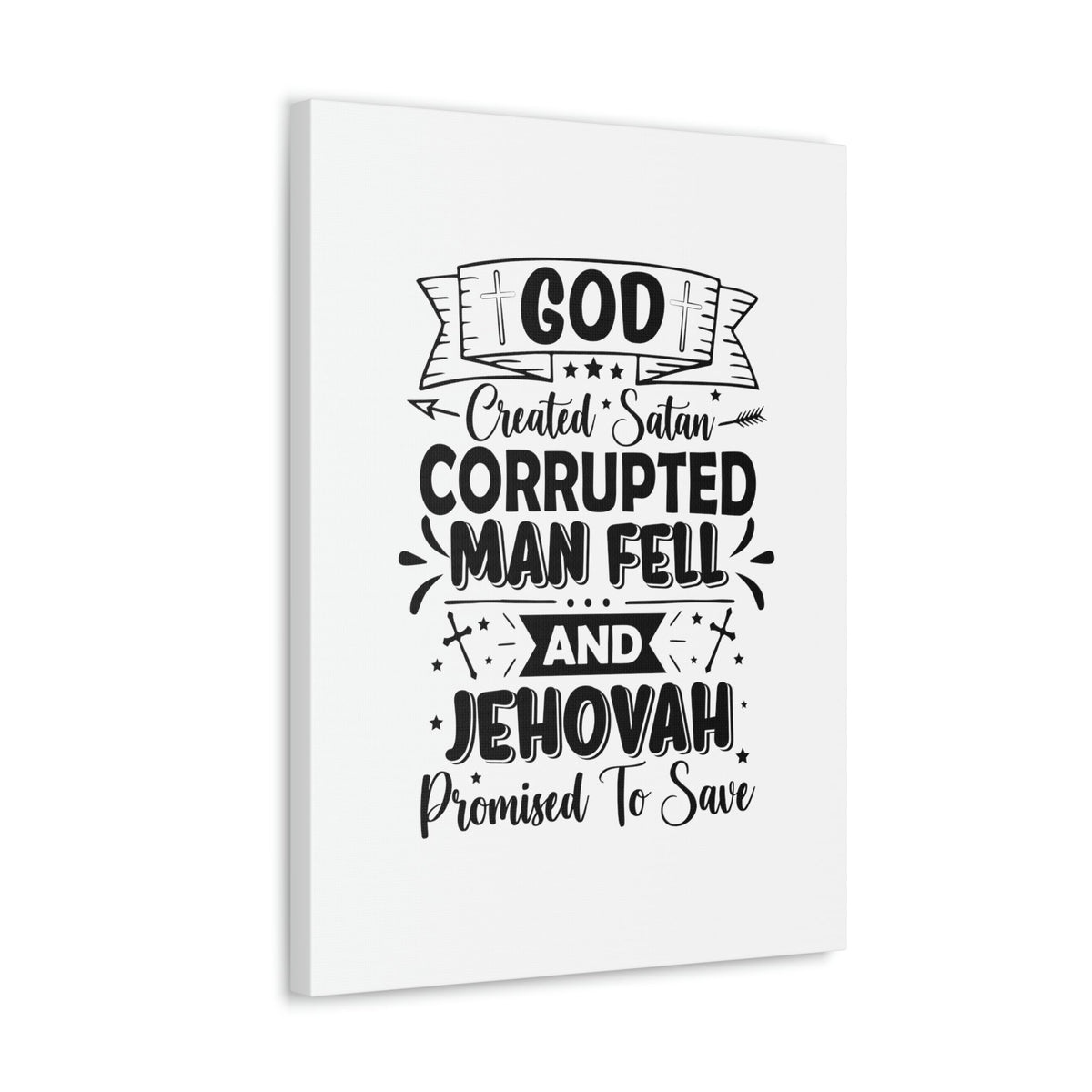 Scripture Walls God Promised To Save 1 John 1:9 Christian Wall Art Bible Verse Print Ready to Hang Unframed-Express Your Love Gifts