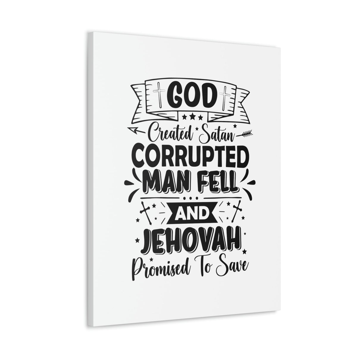 Scripture Walls God Promised To Save 1 John 1:9 Christian Wall Art Bible Verse Print Ready to Hang Unframed-Express Your Love Gifts