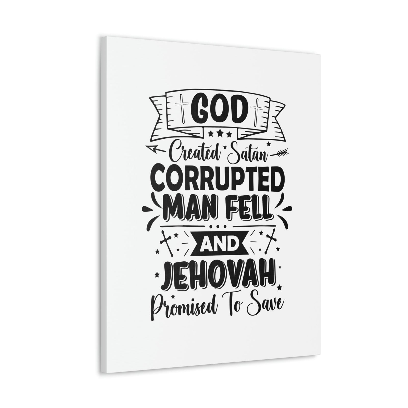 Scripture Walls God Promised To Save 1 John 1:9 Christian Wall Art Bible Verse Print Ready to Hang Unframed-Express Your Love Gifts