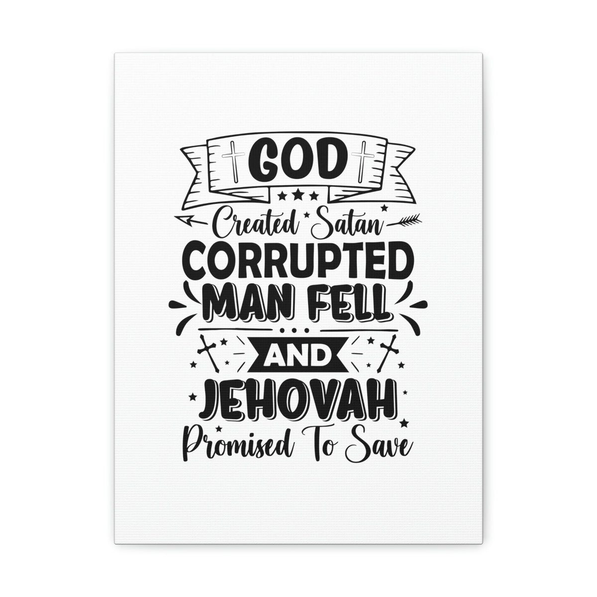 Scripture Walls God Promised To Save 1 John 1:9 Christian Wall Art Bible Verse Print Ready to Hang Unframed-Express Your Love Gifts